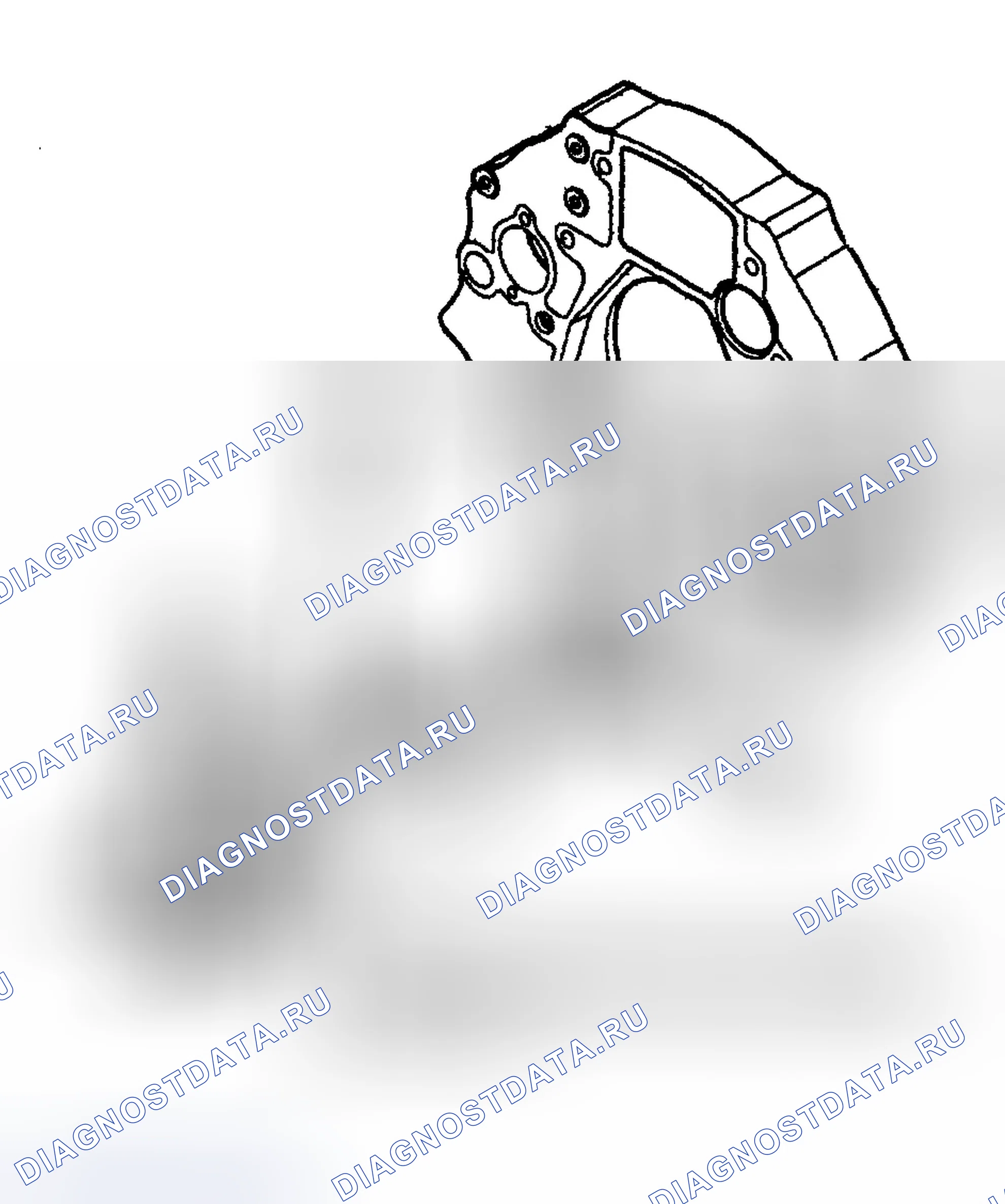 Рис. 10: ДЕМОНТАЖ 5.9л ДИЗЕЛЬ. Dodge Pickup R2500 