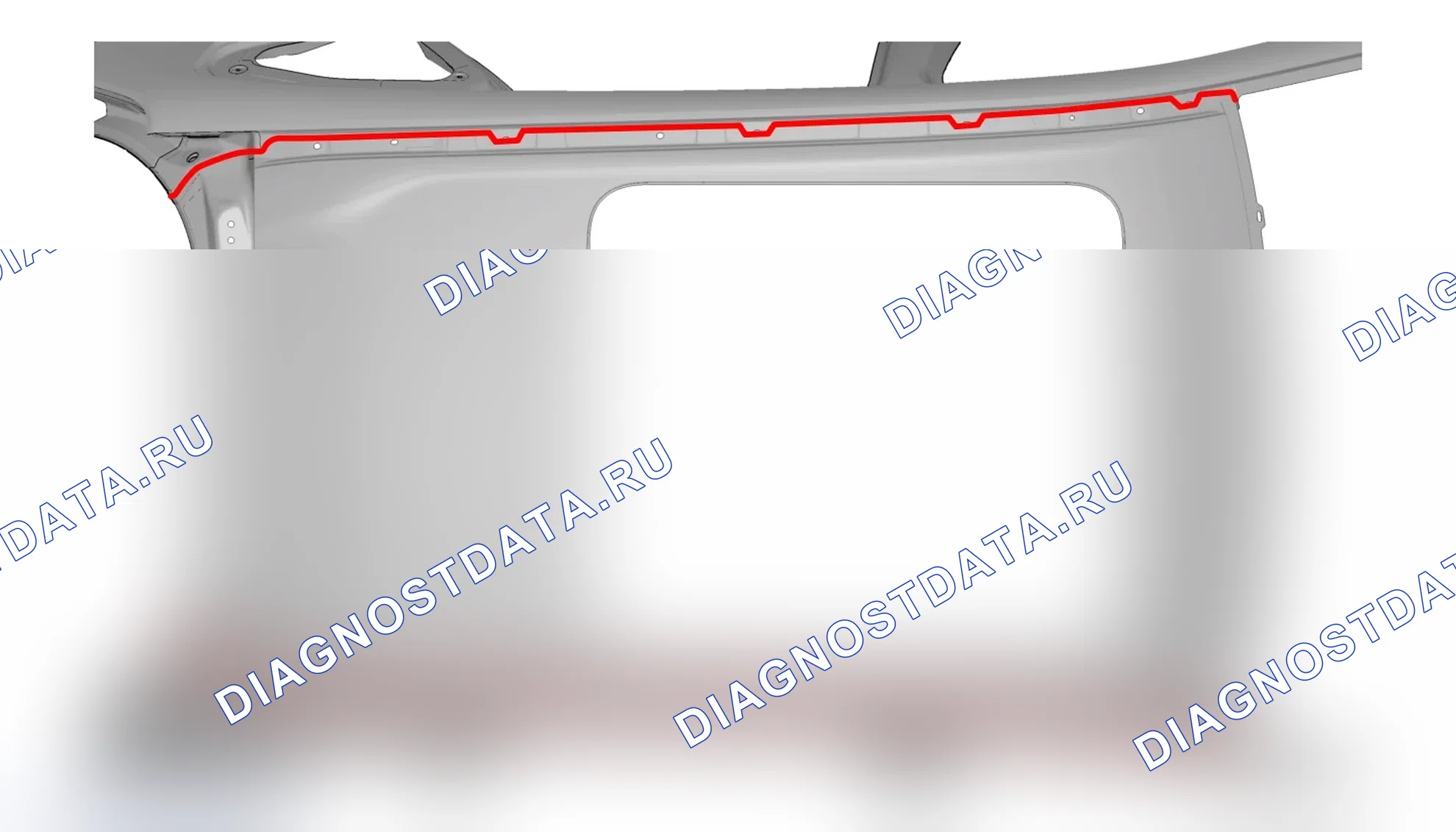 ПВХ сварной шов герметика — Haval Chitu. Haval Chitu I