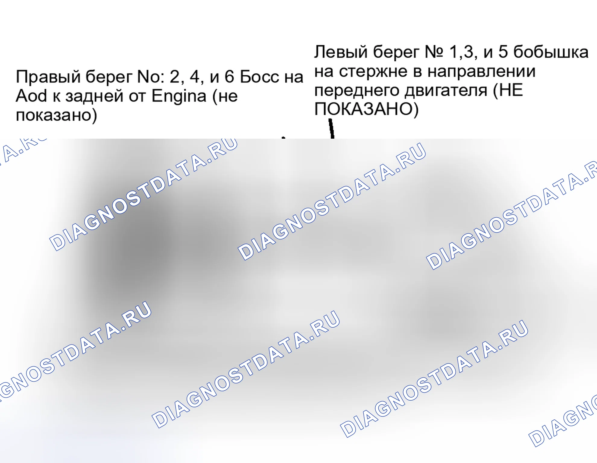 Рис. 32: Узел поршня и штока. Buick Electra V