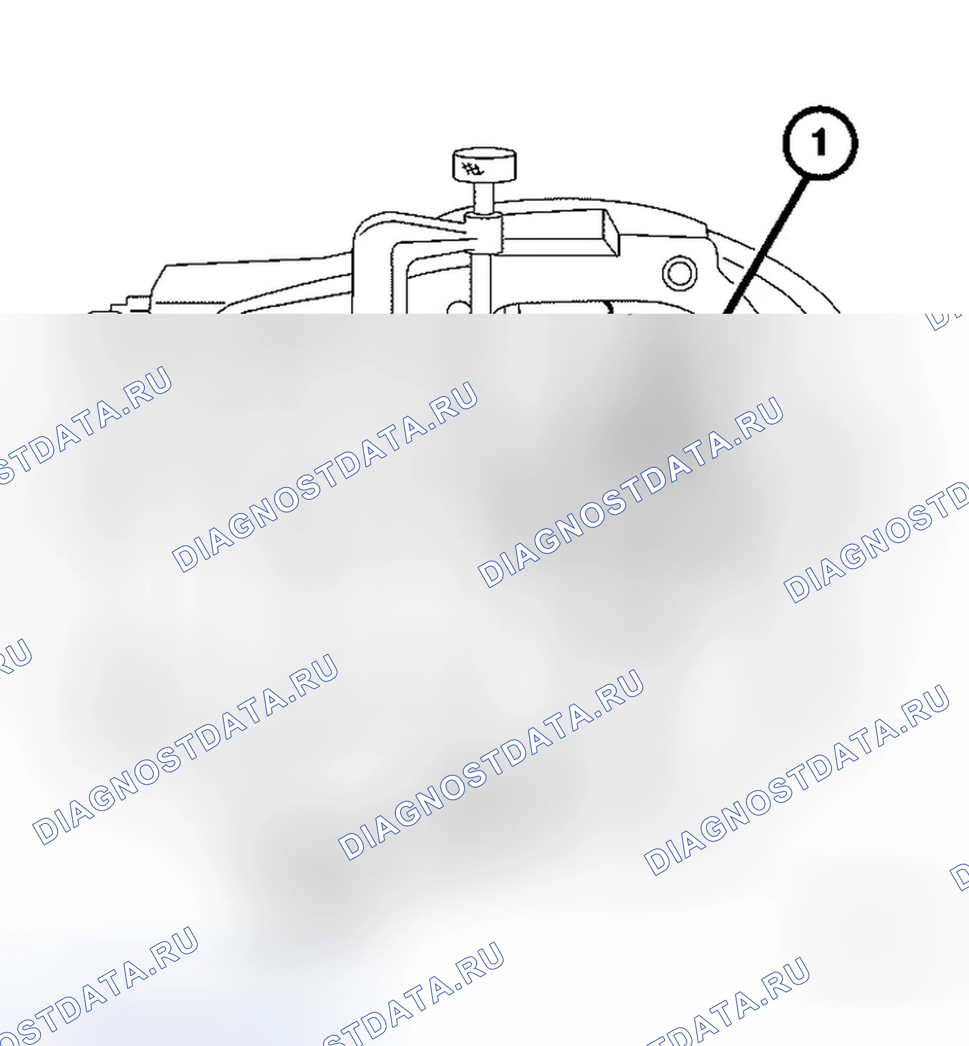 Рис. 174: ИЗМЕРЕНИЕ ЗАЗОРА ЗУБЧАТОГО ВЕНЦА. Jeep Grand Cherokee WK