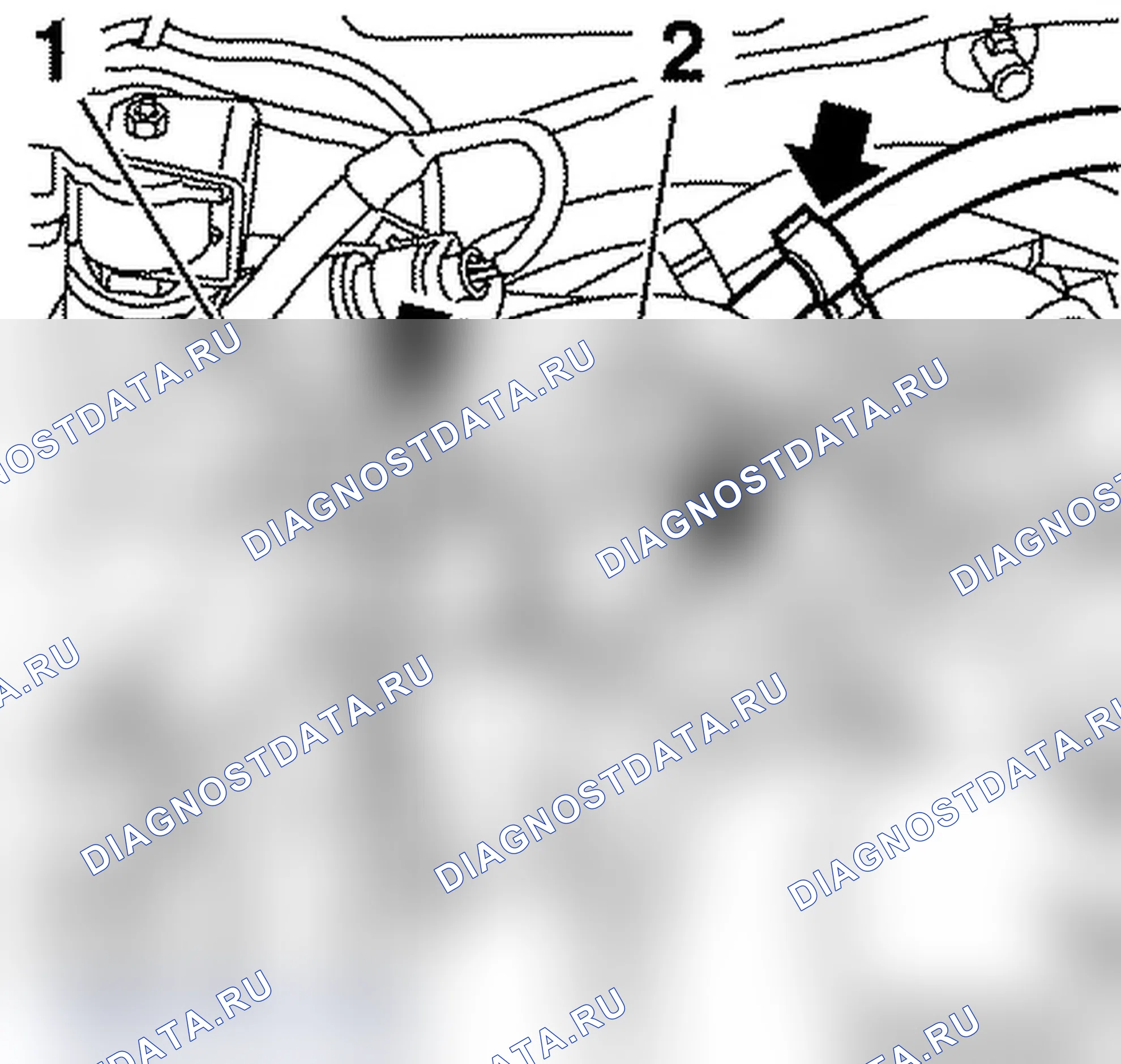 Ликвидировать давление в системе CNG. Opel Zafira B