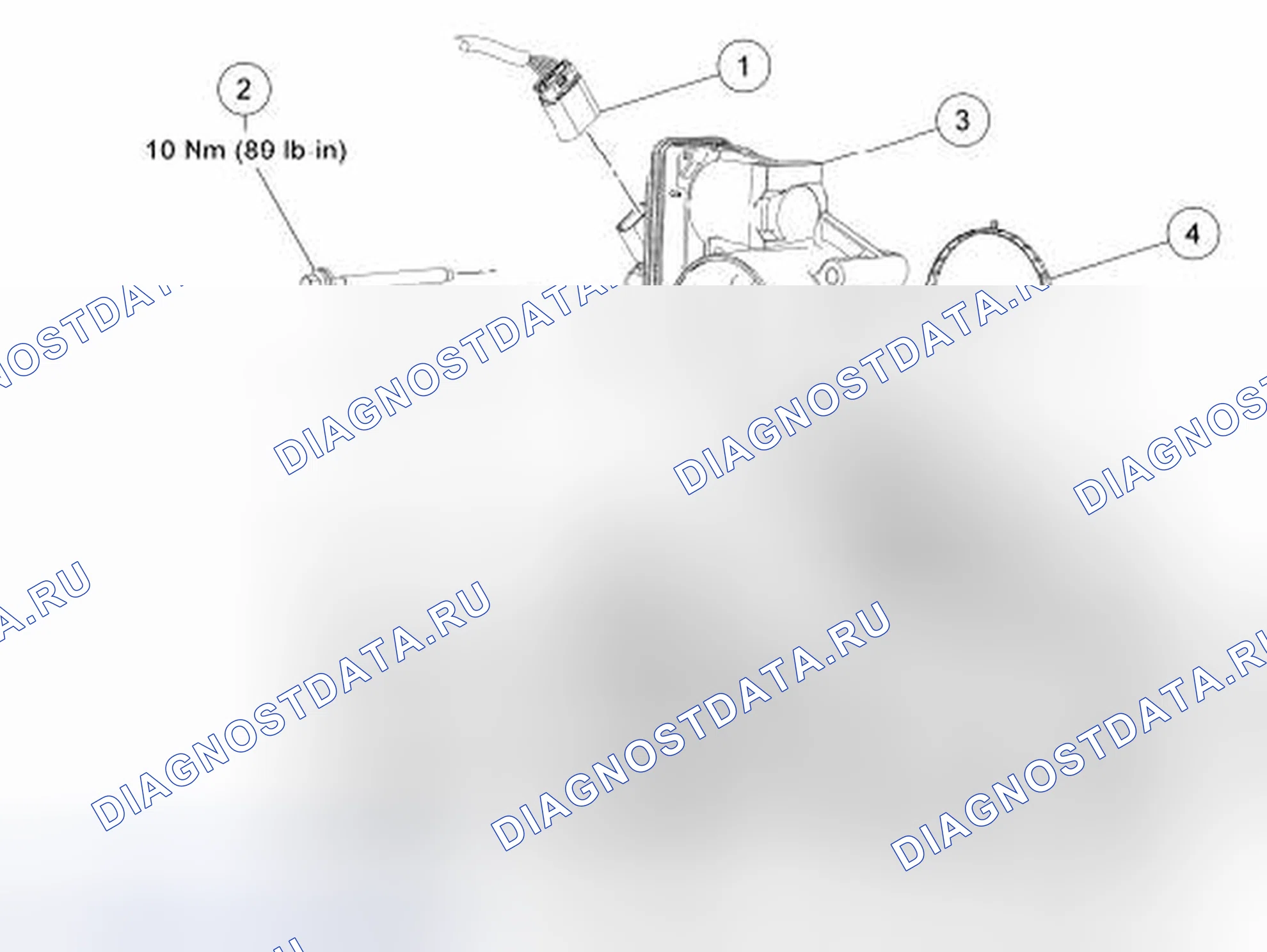 Рис. 40: Корпус дроссельной заслонки. Hyundai Lafesta I
