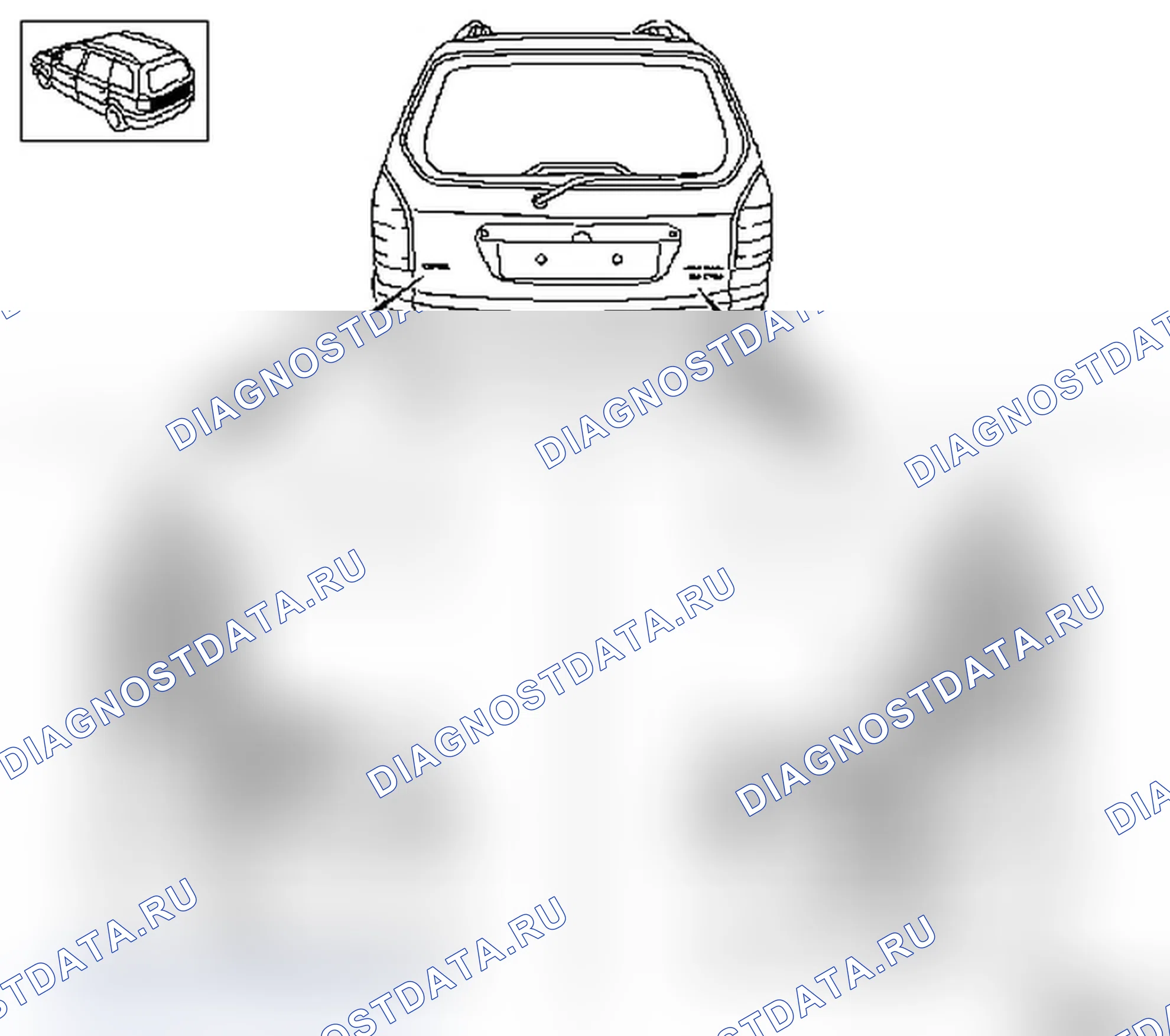 Замена буквенных эмблем. Opel Zafira A рестайлинг