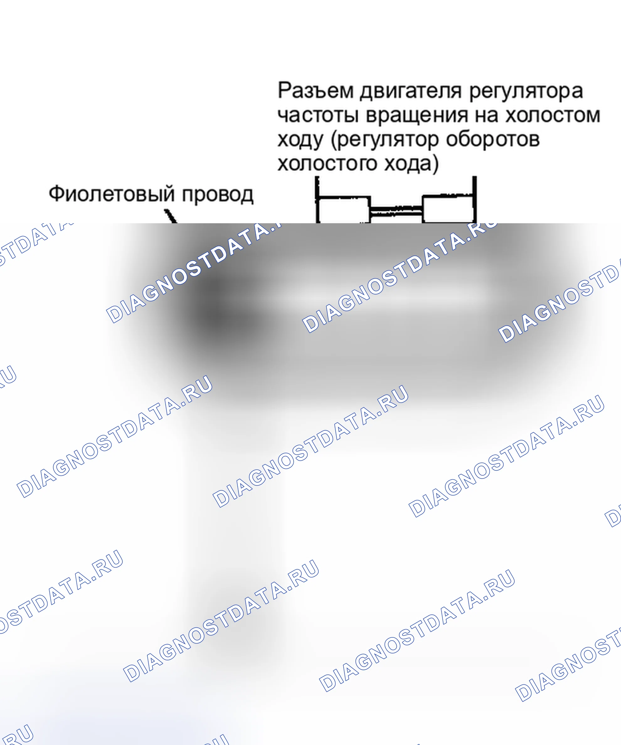 Рис. 249: DR26 - Проверка целостности разъема электродвигателя регулятор оборотов холостого хода. Dodge Dakota Shelby 