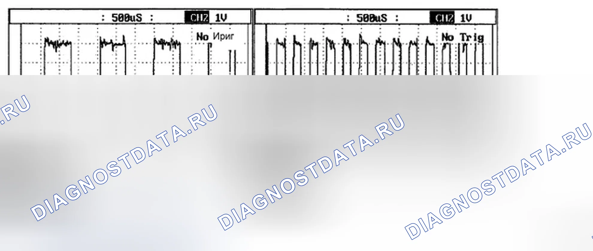 Рис. 5: ФОРМА СИГНАЛА. Hyundai Sonata V рестайлинг