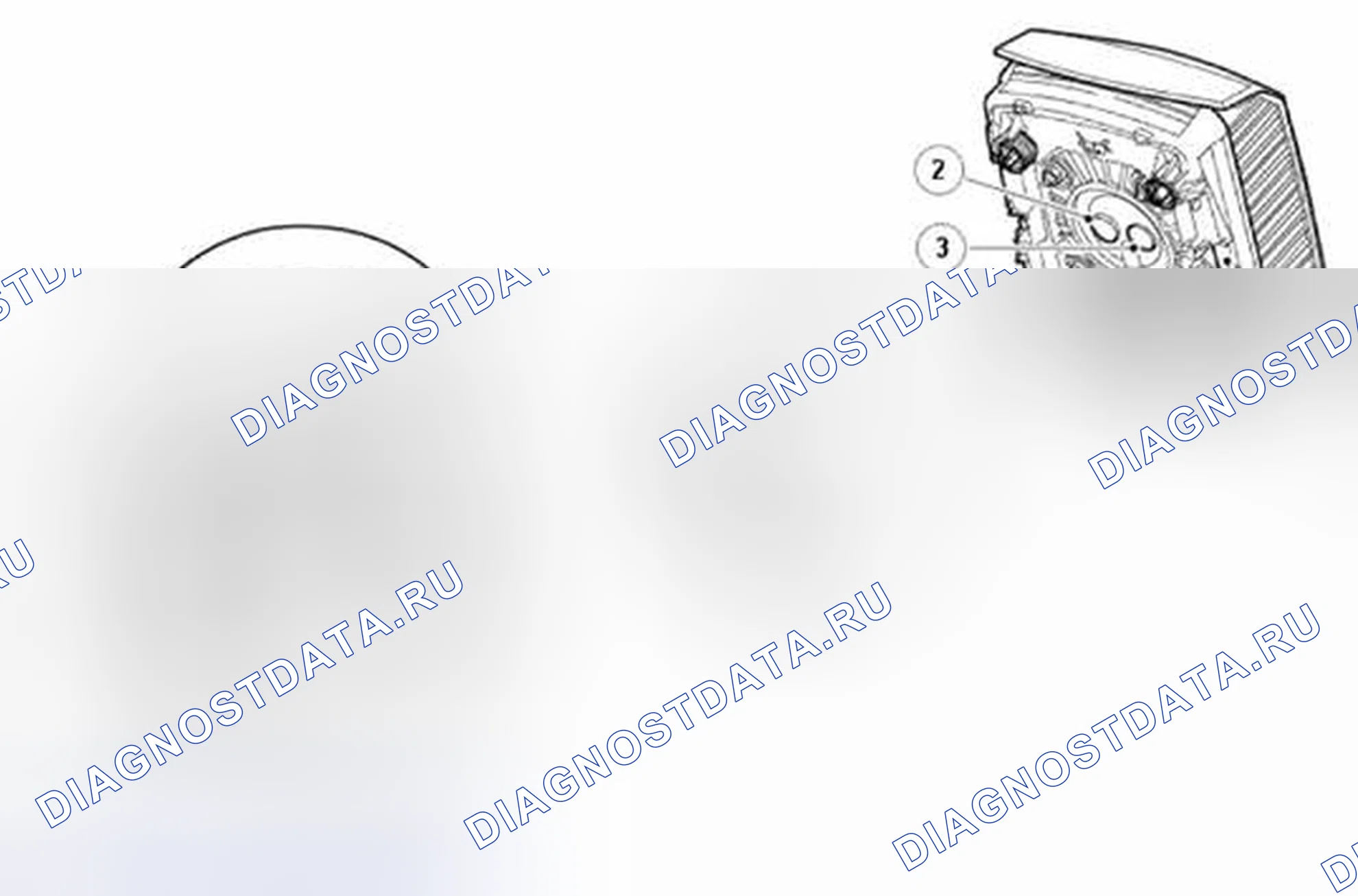 Рис. 20: ПОДУШКА БЕЗОПАСНОСТИ ВОДИТЕЛЯ. Land Rover Range Rover Sport L320