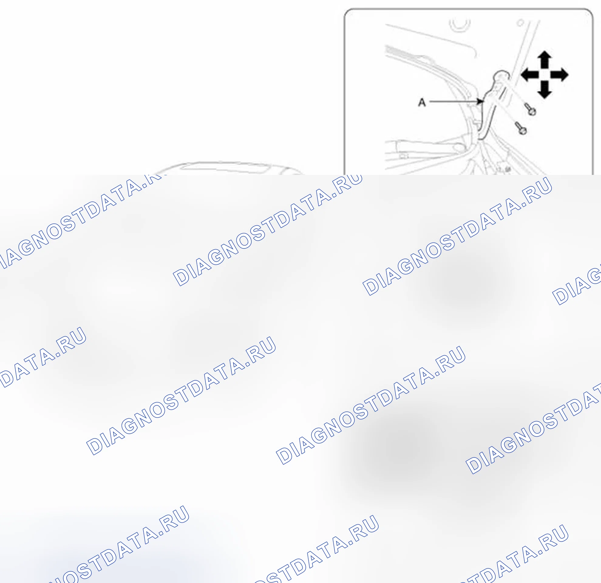 Рис. 21: Регулировка капота. Hyundai Elantra V