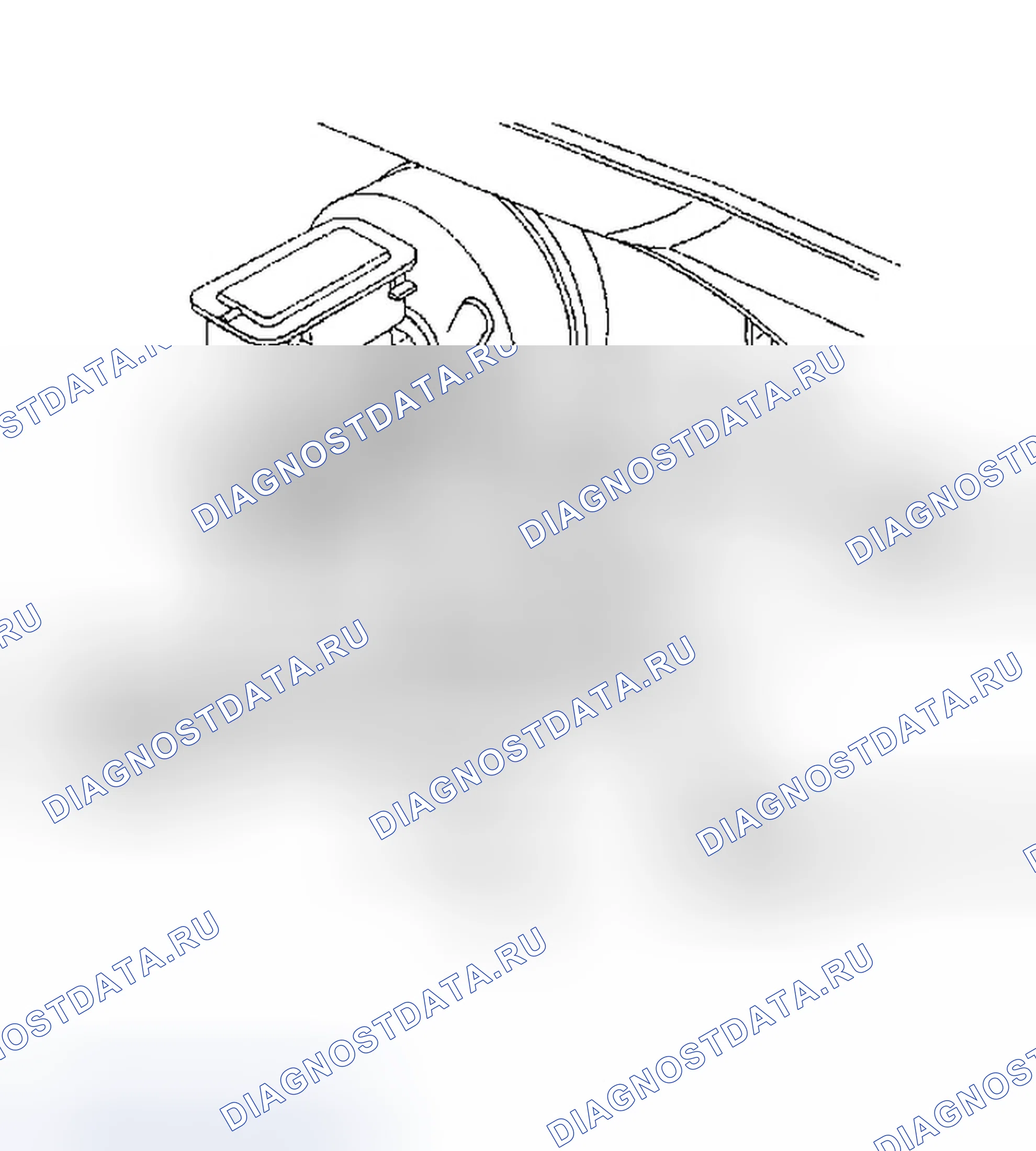 Рис. 28: КОМПОНЕНТЫ ПОД КАПЮШОНОМ. Dodge Ram Van B1500 B pre
