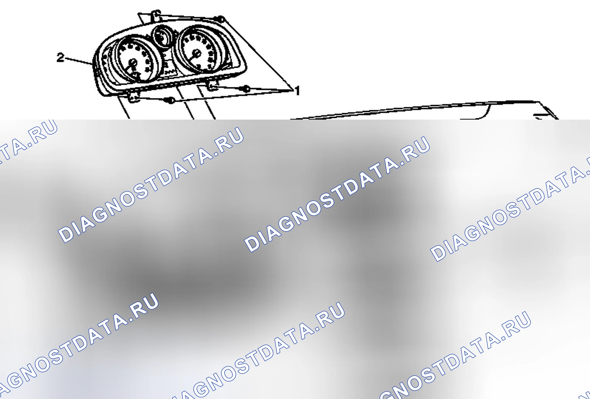 Рис. 9: Замена приборной панели. Chevrolet Captiva I рестайлинг 2