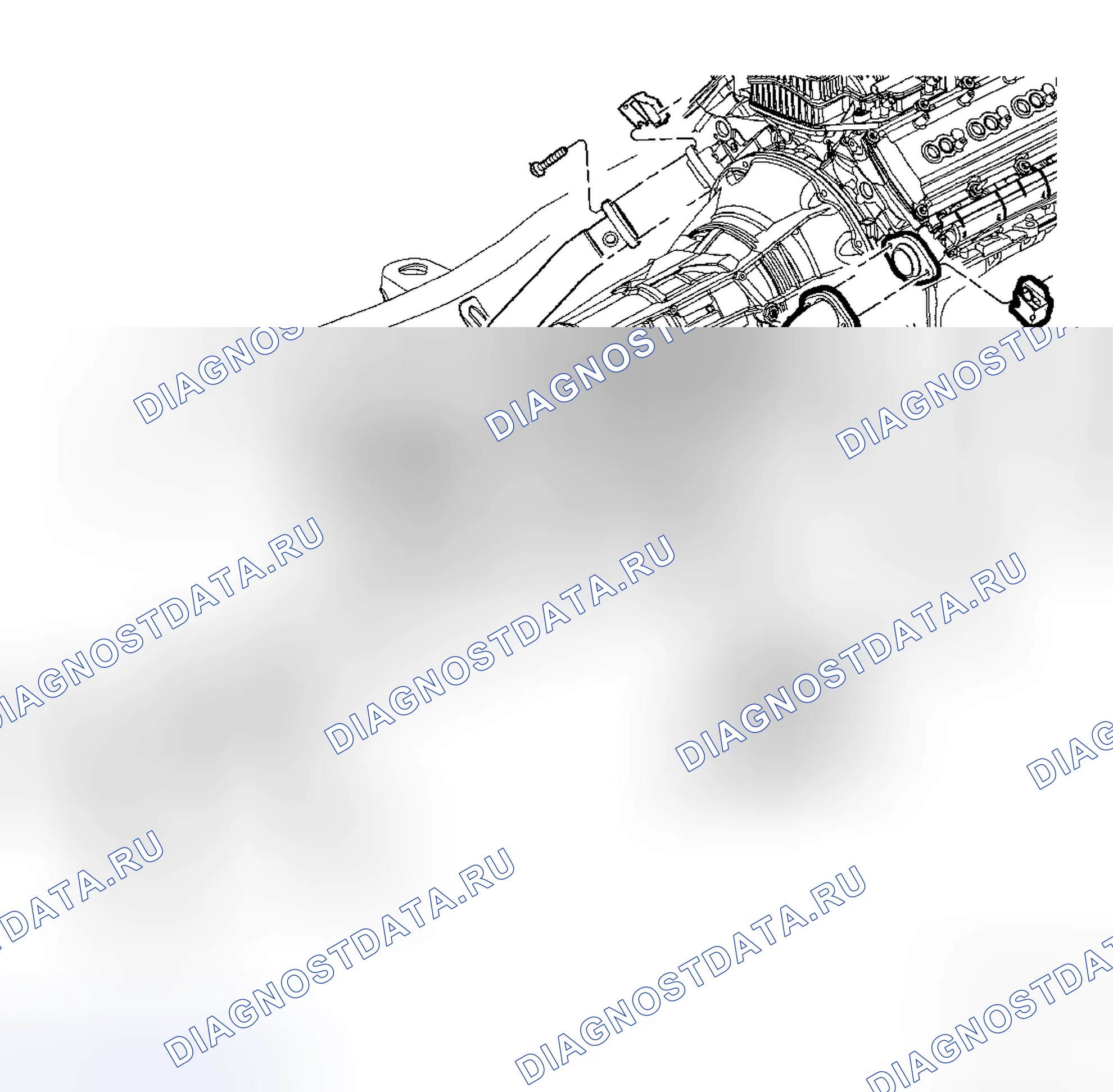 Рис. 11: ДЕМОНТАЖ-5.7л. Dodge Cab & Chassis R3500 HD 