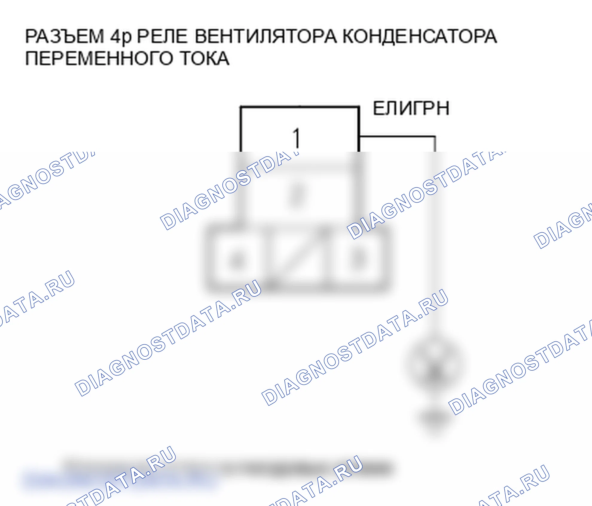 Рис. 30: Устранение неисправностей в высокоскоростной цепи вентилятора конденсатора переменного тока (модель 12). Honda Ridgeline I рестайлинг