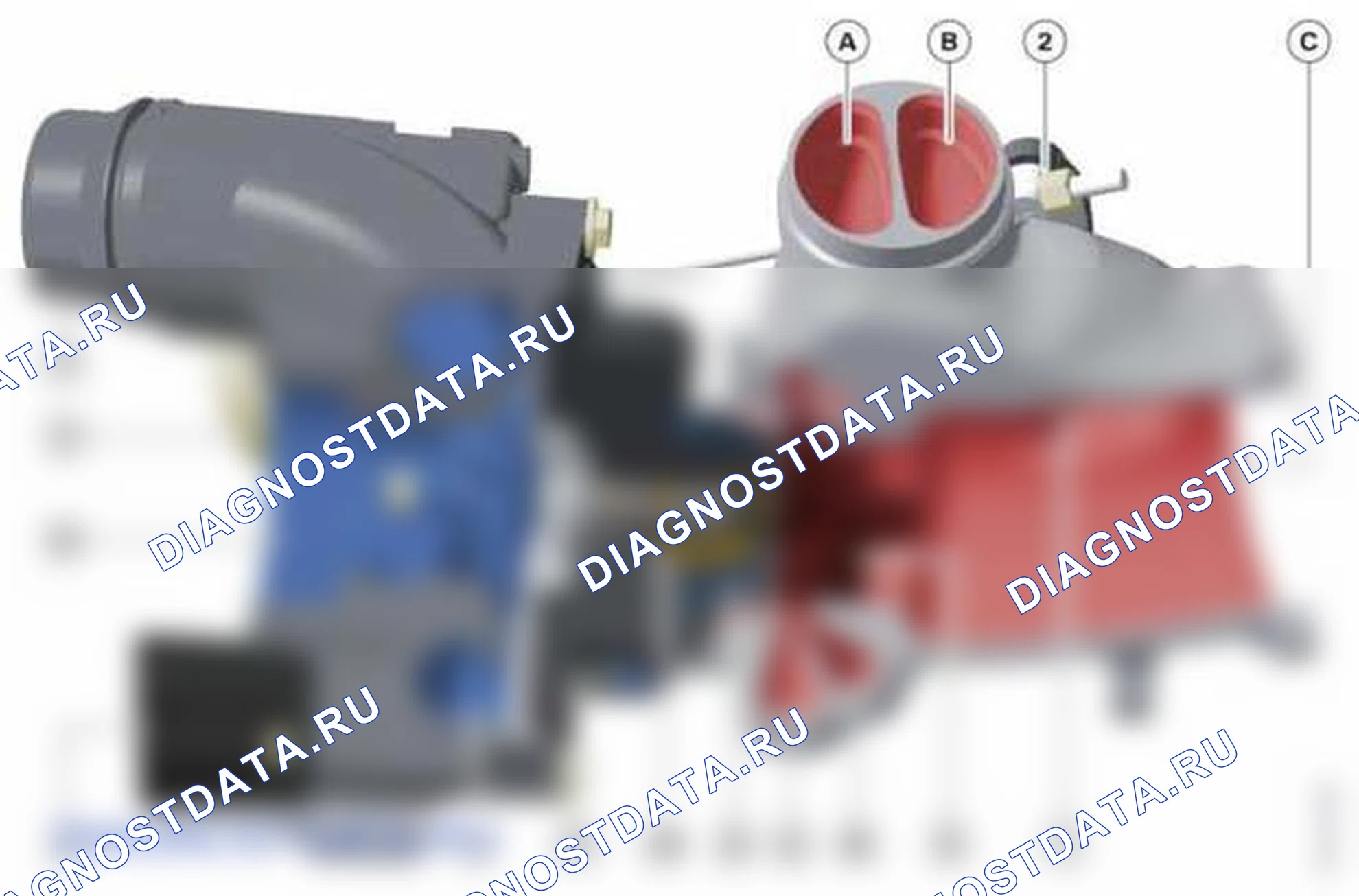 Рис. 42: Турбокомпрессор. BMW X3 F25