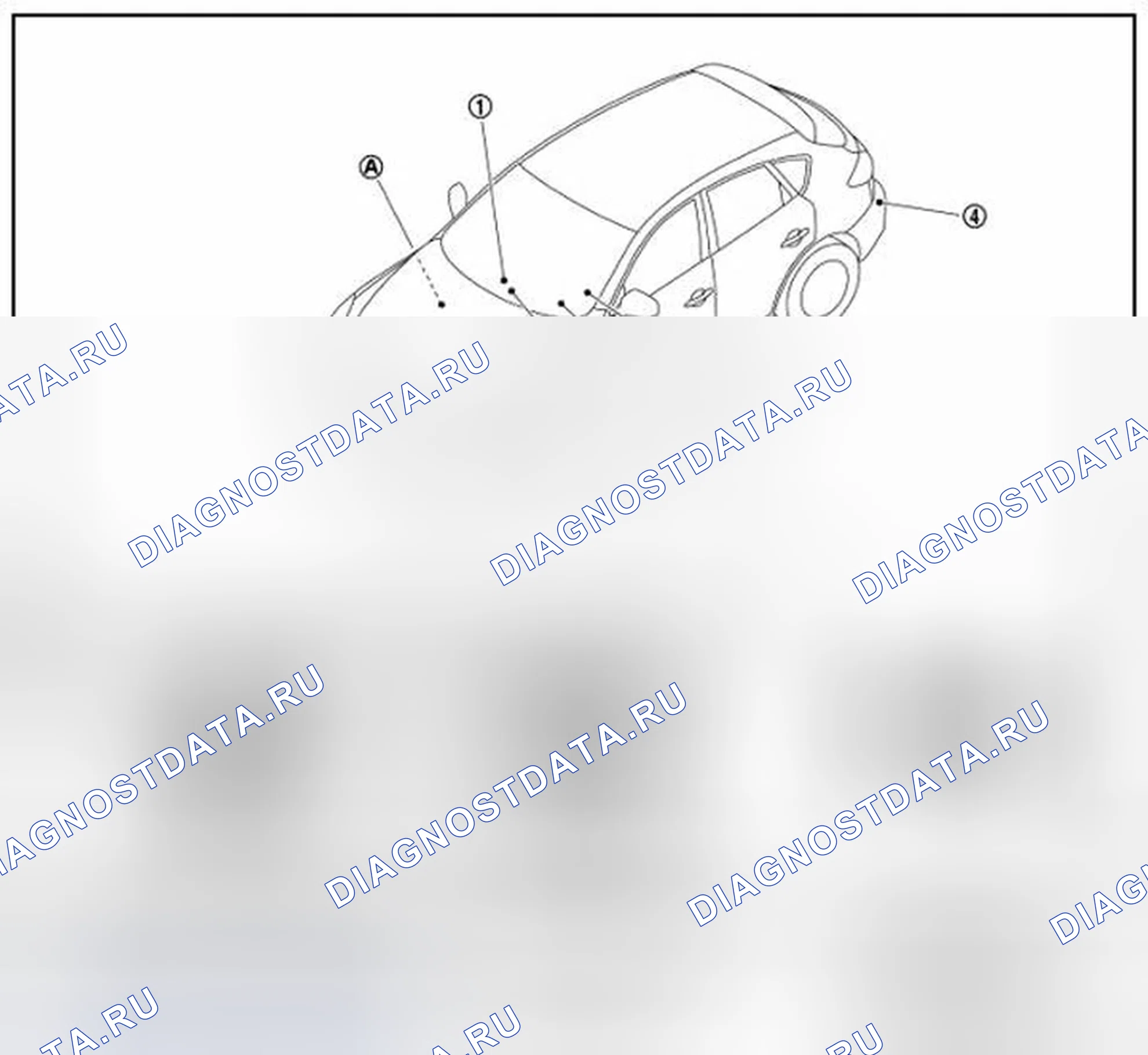 Рис. 151: Расположение компонентов. Infiniti QX50 I