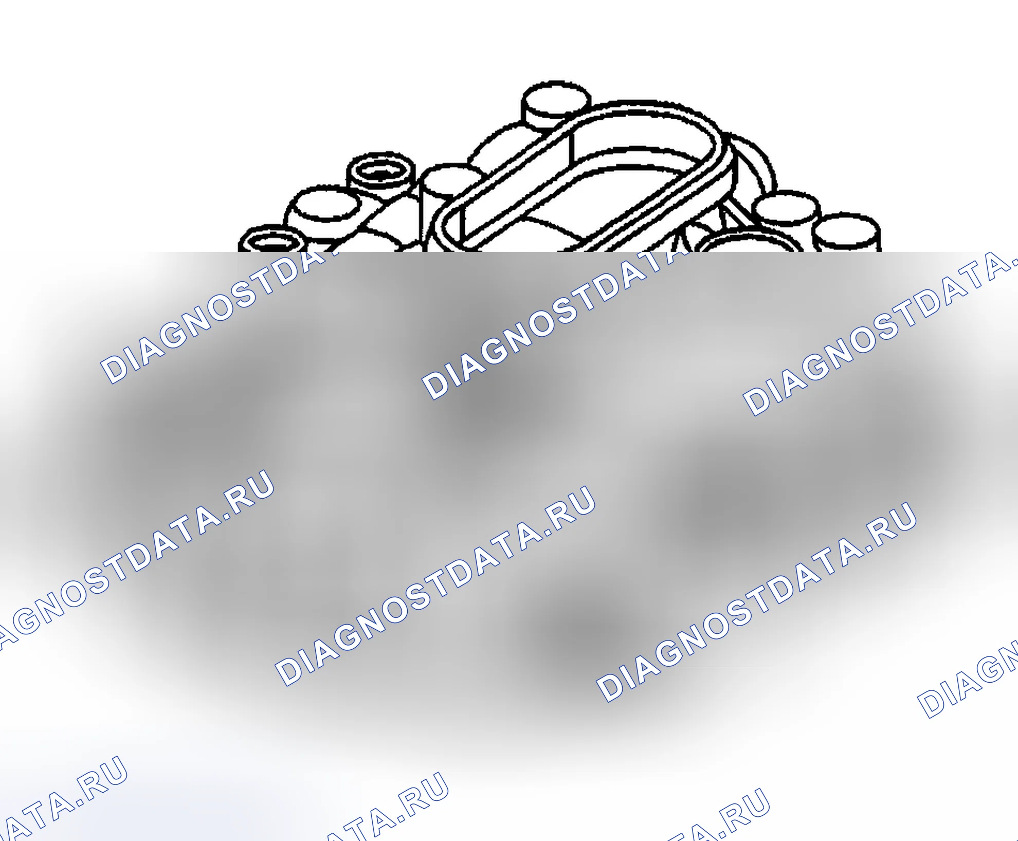 Рис. 203: Очистка и осмотр впускного коллектора. Chevrolet Silverado 2500 