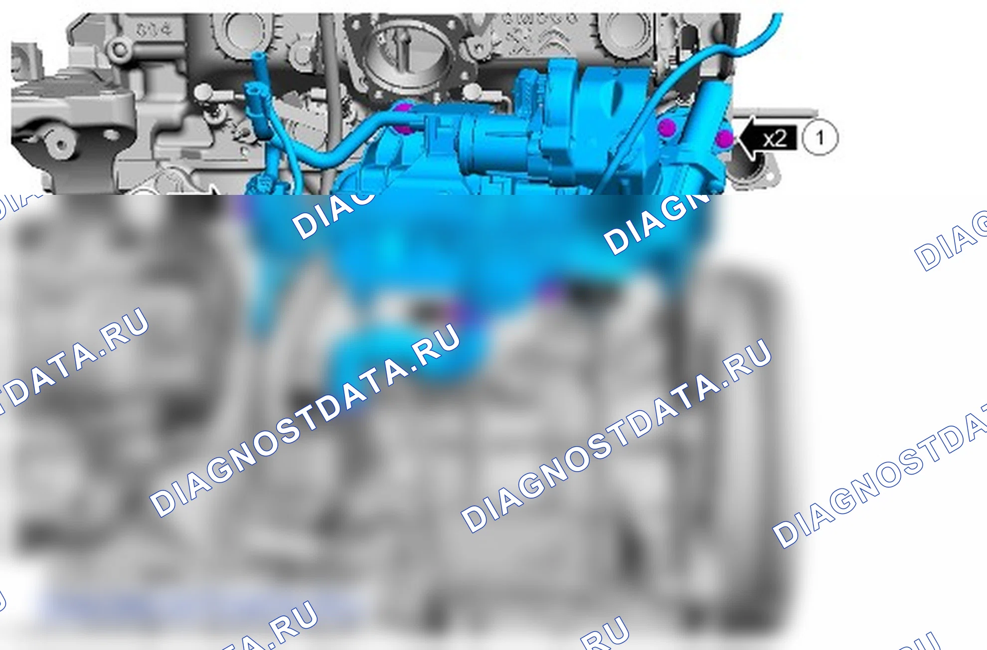 Как снять присоединяемые детали двигателя. Ford S-MAX II