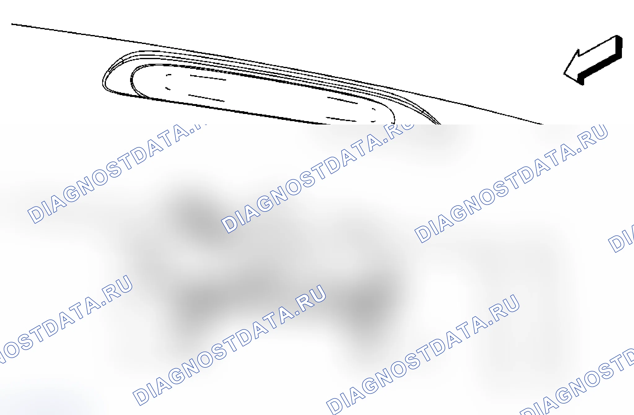 Рис. 36: Замена фонаря заднего номерного знака (солнцестояние). Pontiac Solstice I final