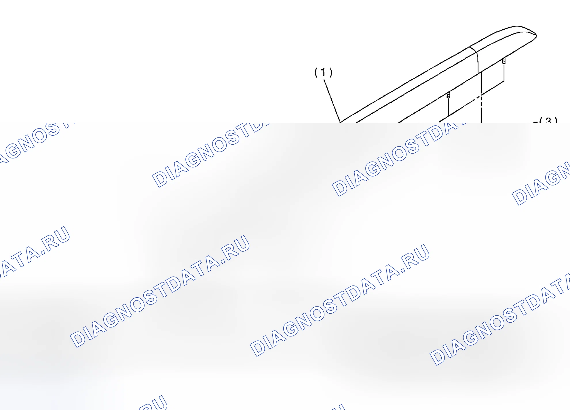 Рис. 6: РЕЙКА КРЫШИ. Hyundai Creta II