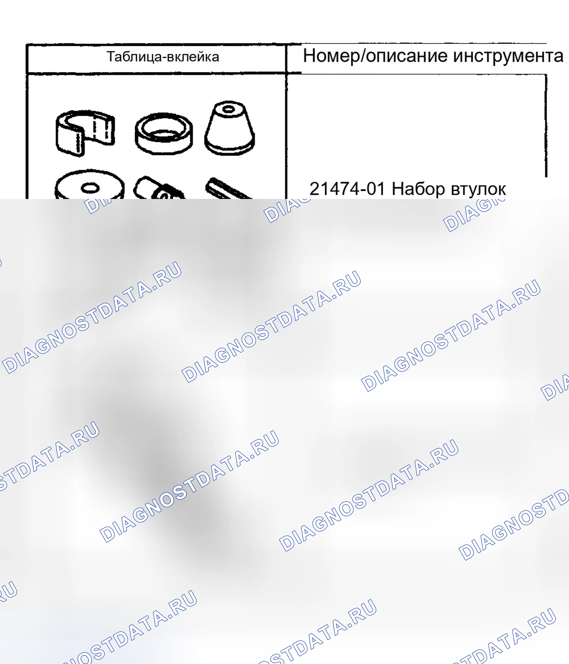 Рис. 1: СПЕЦИАЛЬНЫЕ ИНСТРУМЕНТЫ. Chevrolet Blazer S15 рестайлинг