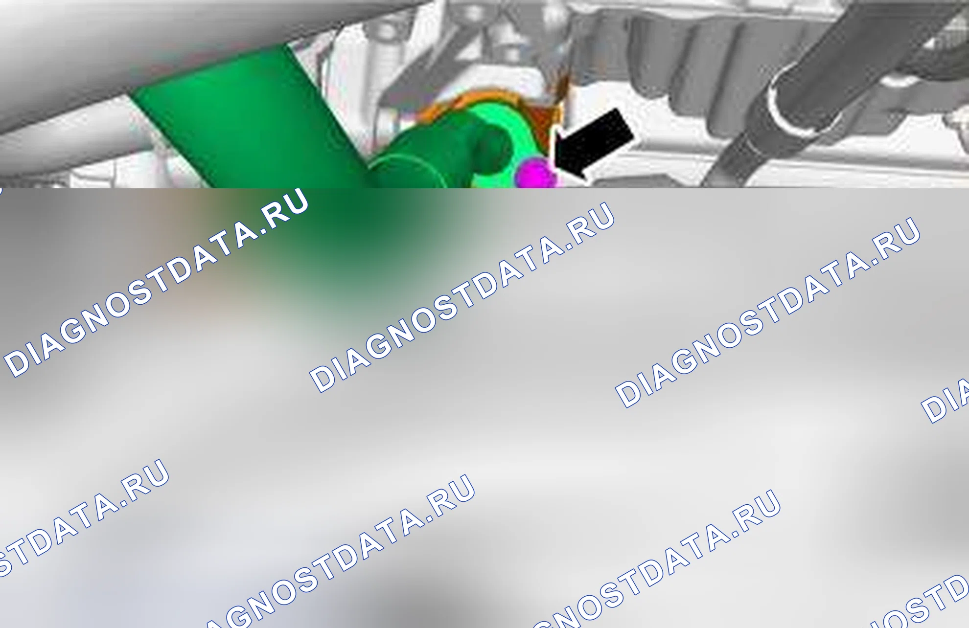 Рис. 60: ДЕМОНТАЖ. Volvo S80 II