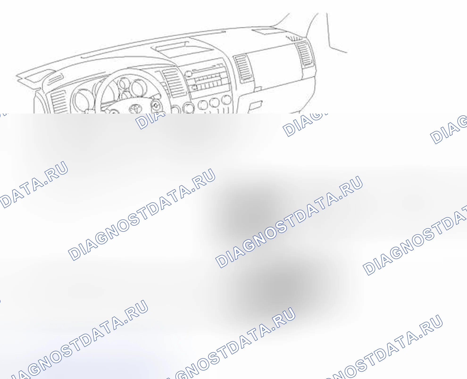 Рис. 155: ИЛЛЮСТРАЦИЯ. Toyota Sequoia II рестайлинг