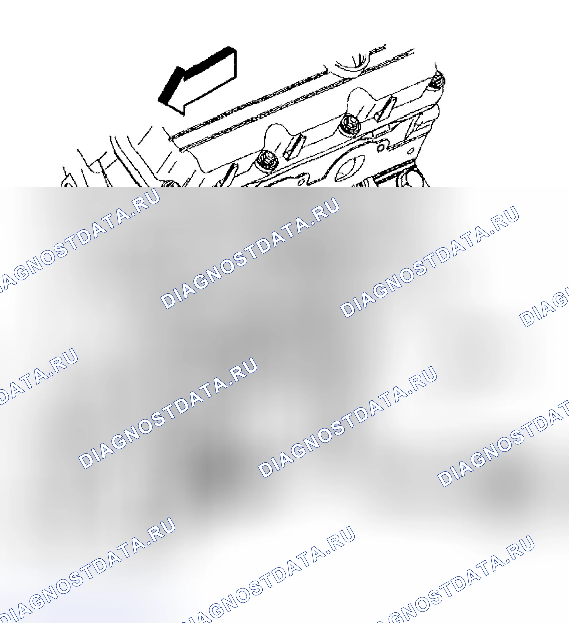 Рис. 25: Испытание двигателя на сжатие. Hyundai Veracruz I