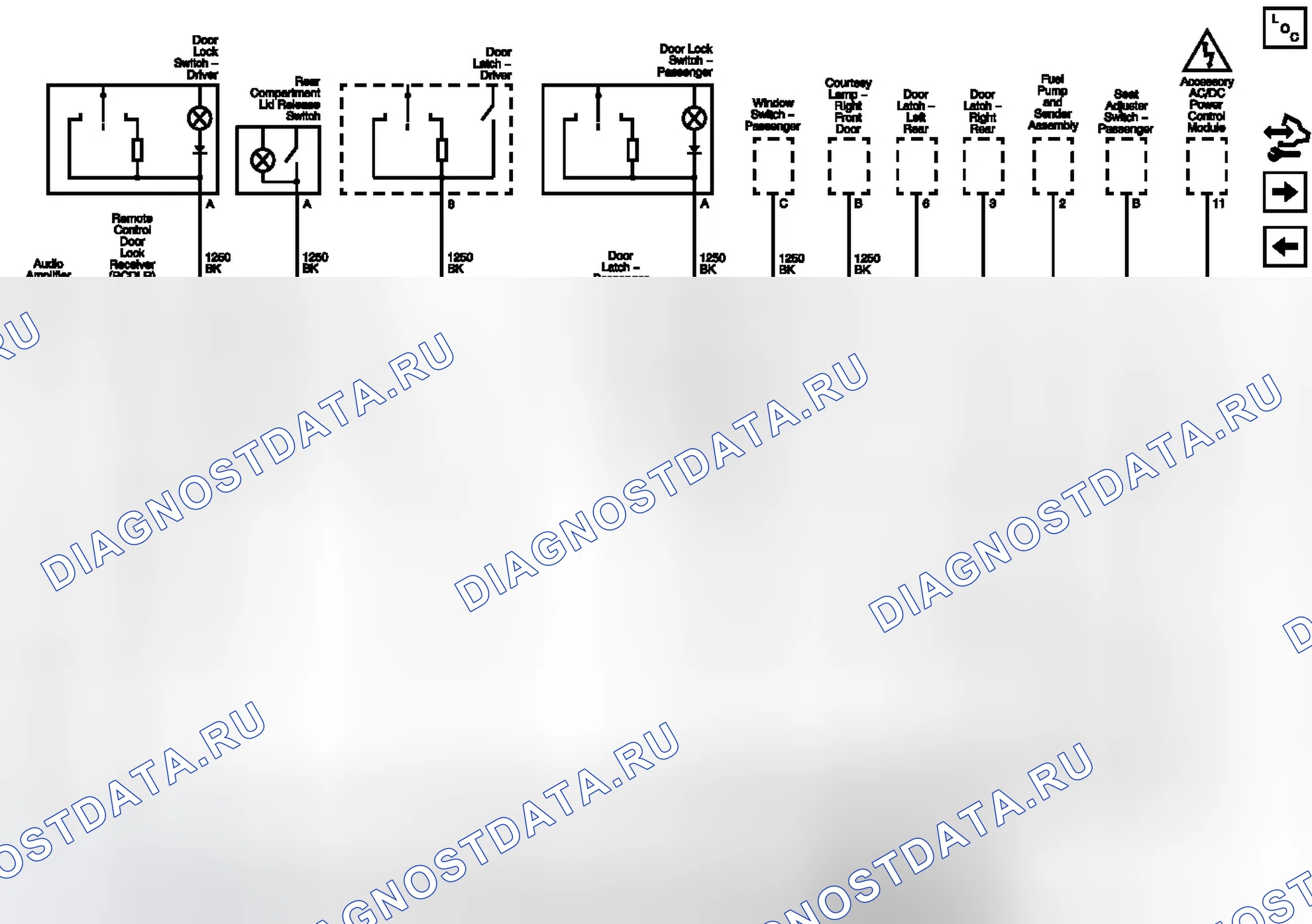 Рис. 47: G301 Схема подключения. Chevrolet Malibu VIII