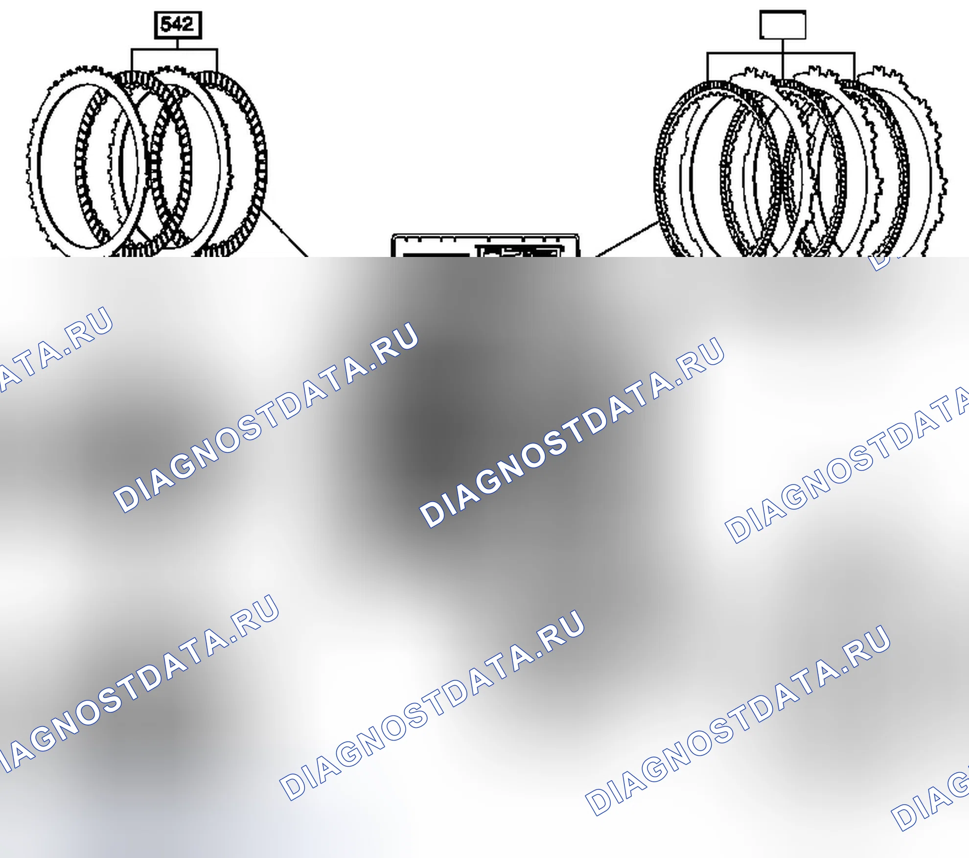 Рис. 80: Пакет дисков сцепления (Gen 2) 24260695. Chevrolet Captiva I рестайлинг 2