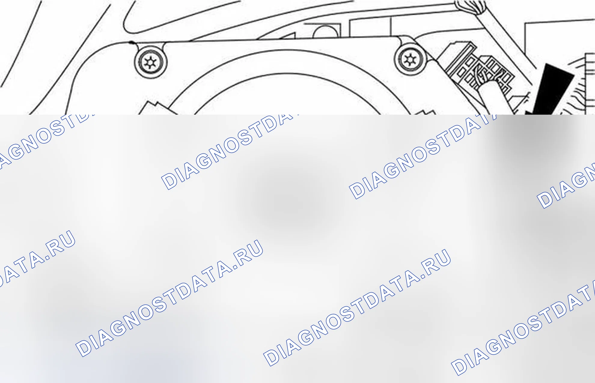 Рис. 14: Демонтаж. Jaguar S-type I рестайлинг