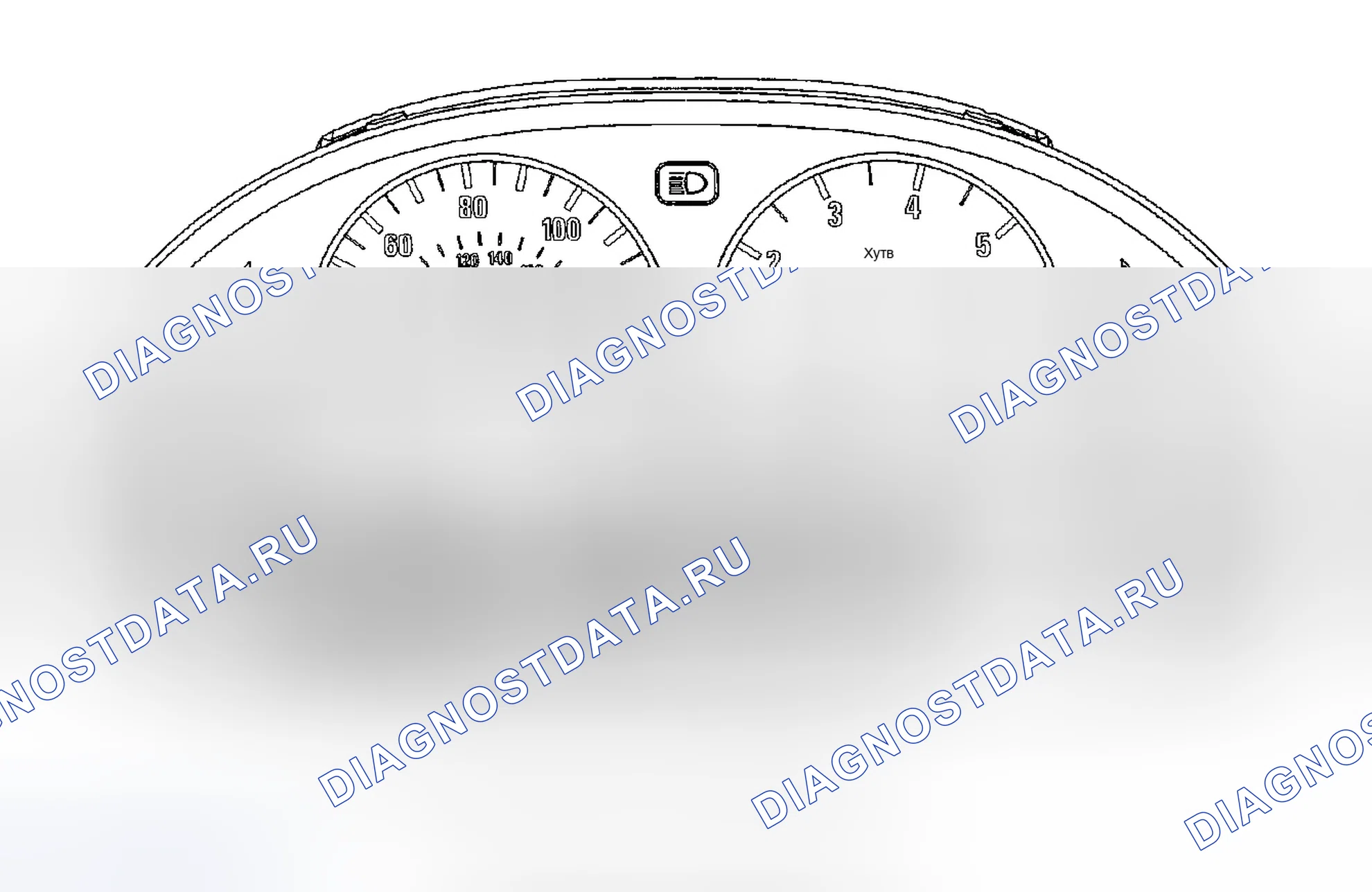 Рис. 331: Индикатор неисправности. BMW X5 E53 рестайлинг