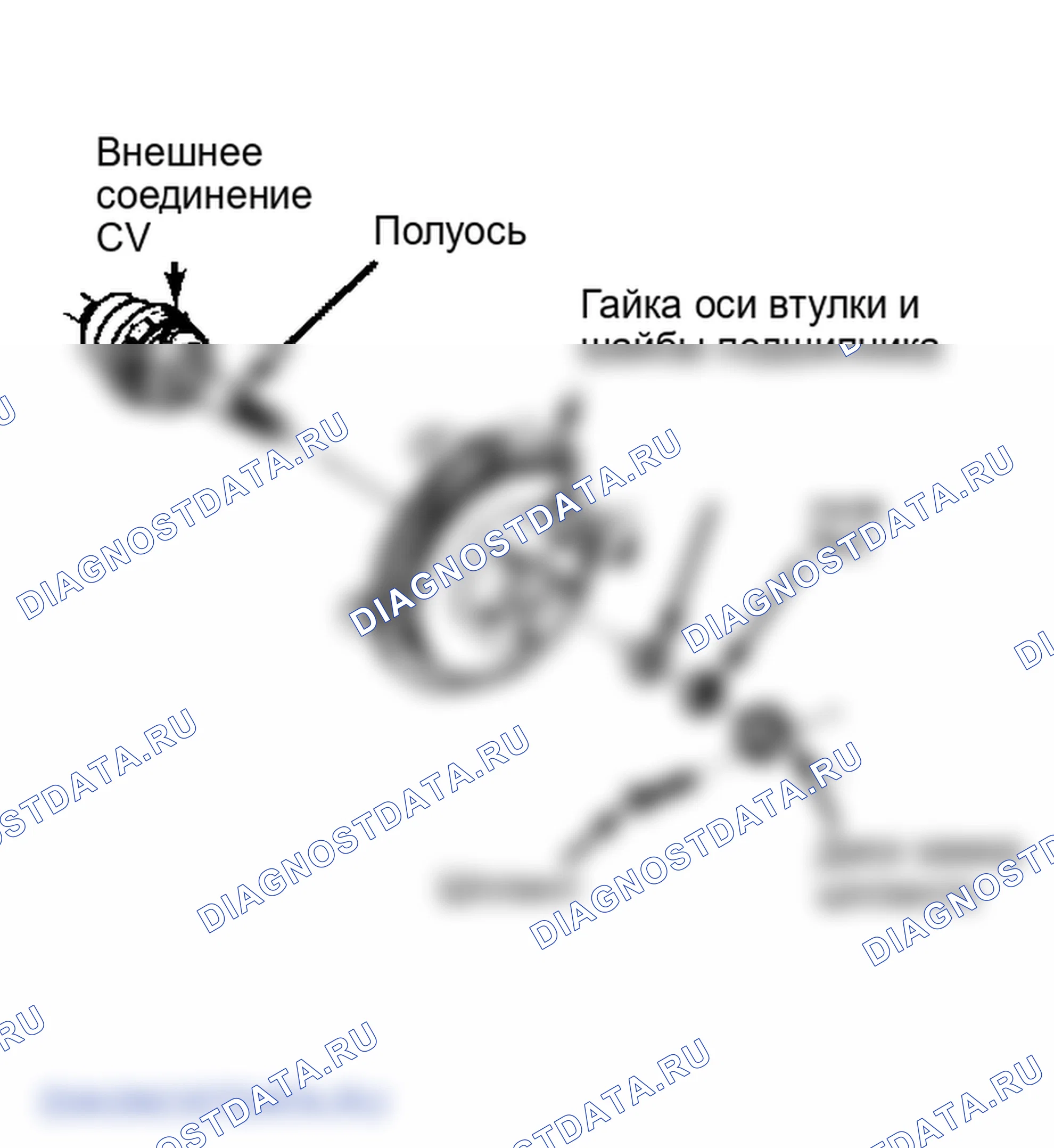 Рис. 2: Демонтаж и монтаж. GMC Cab & Chassis S15 