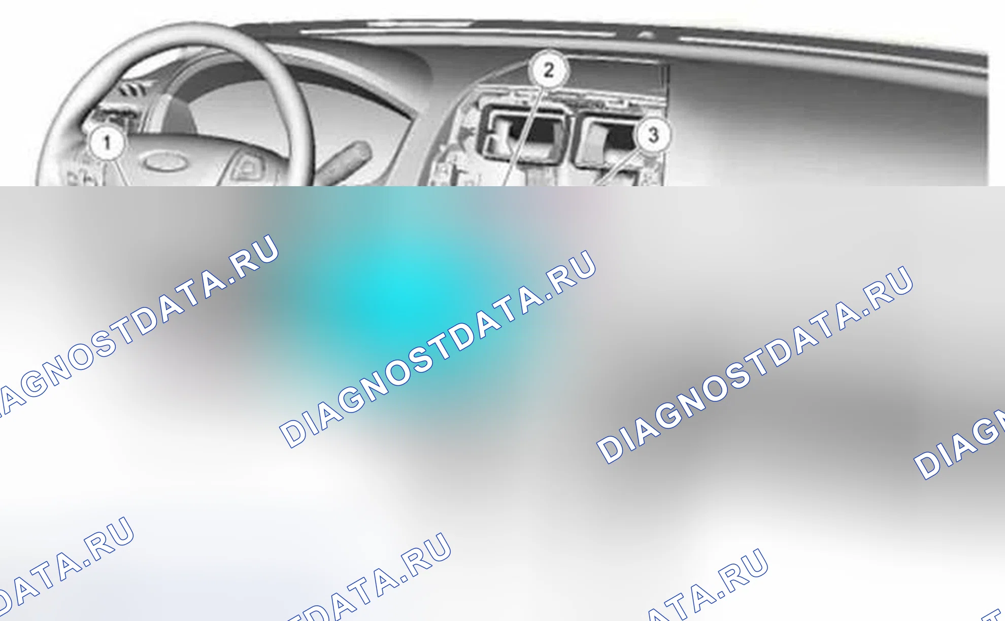 Рис. 71: Разнесенный вид. Ford Explorer V
