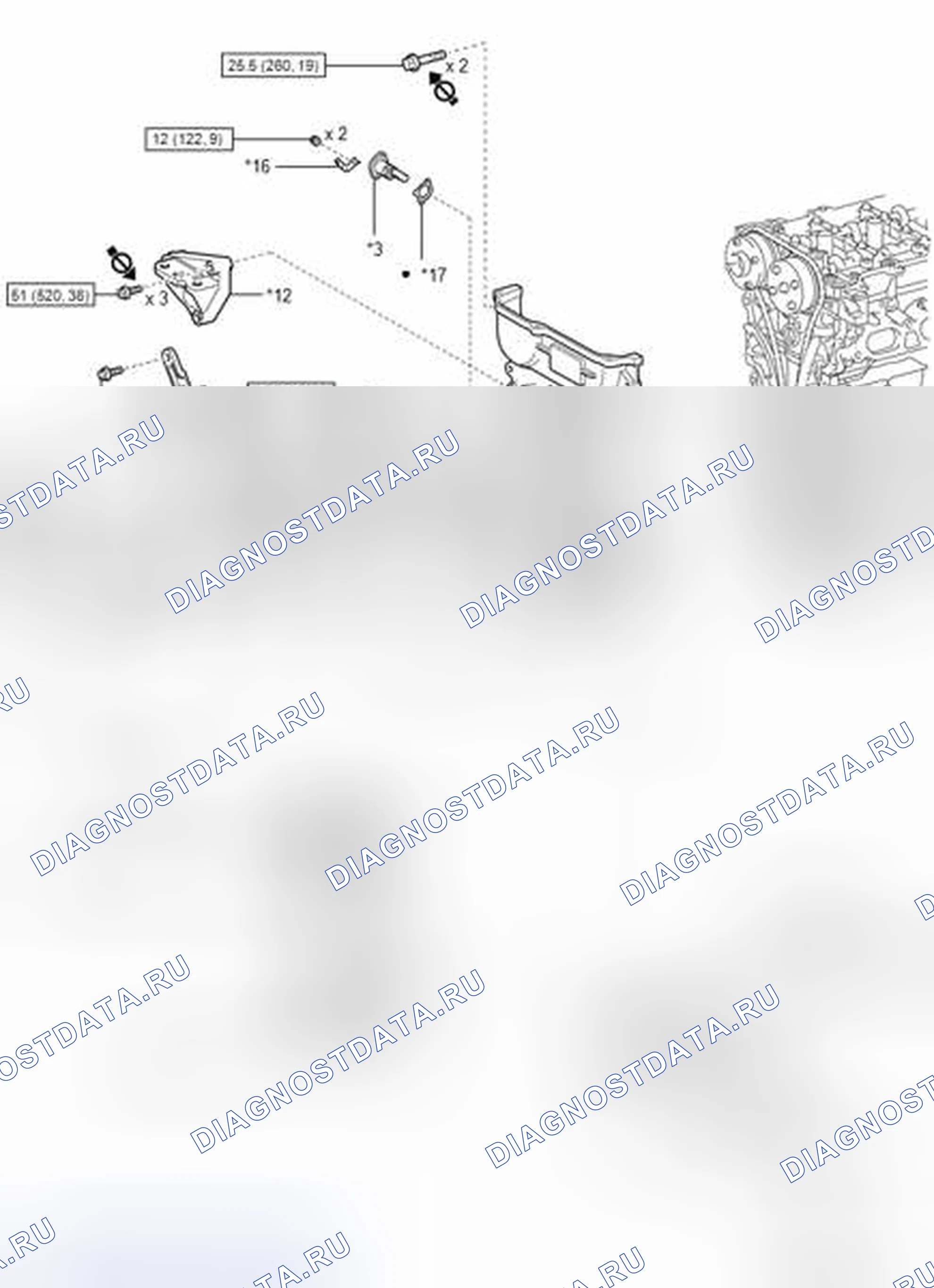 Рис. 271: ИЛЛЮСТРАЦИЯ. Toyota Corolla XI