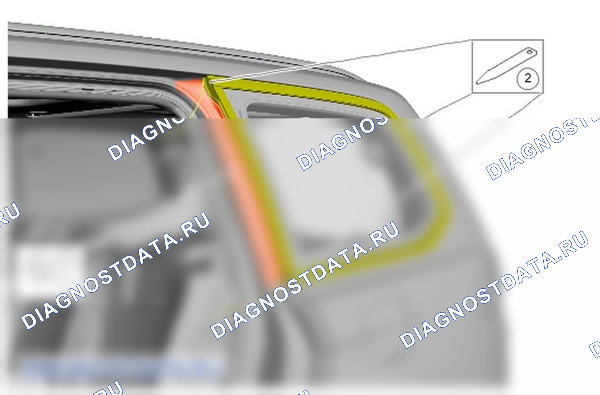 Как снять и установить стекло окна задней боковой части кузова. Ford Galaxy III