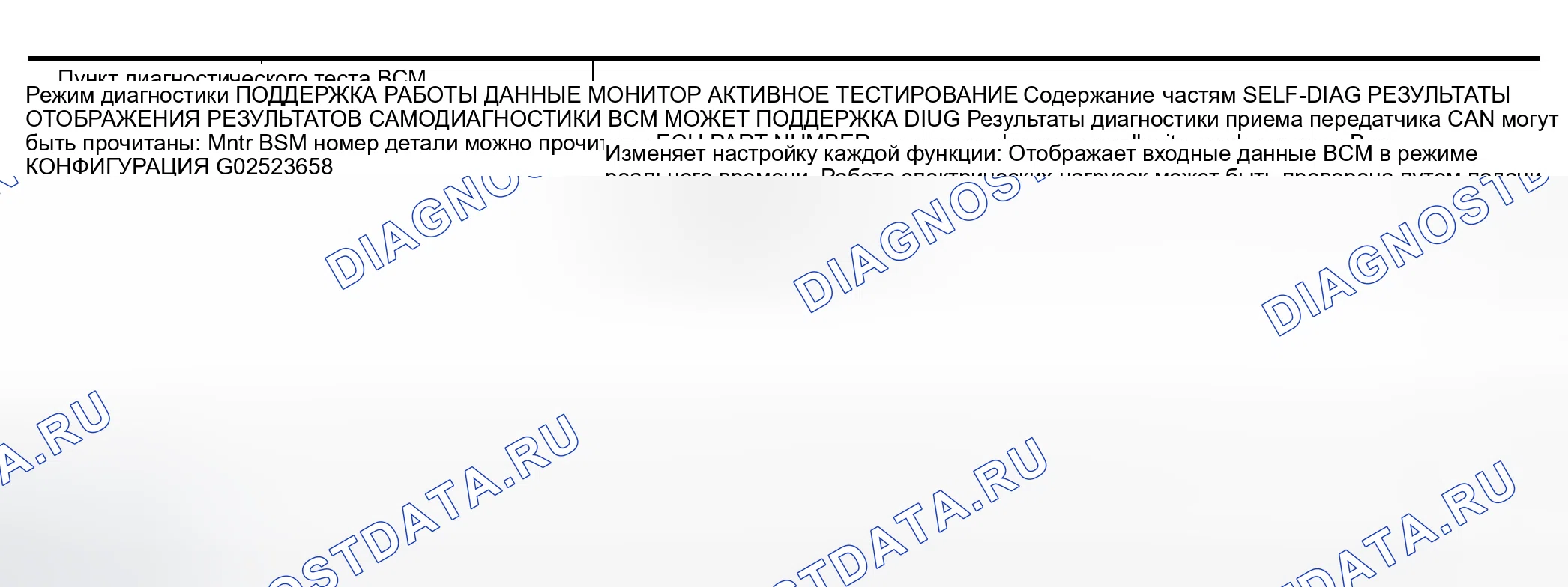 Рис. 243: Функция CONSULT-II (BCM). Nissan Altima L31 рестайлинг