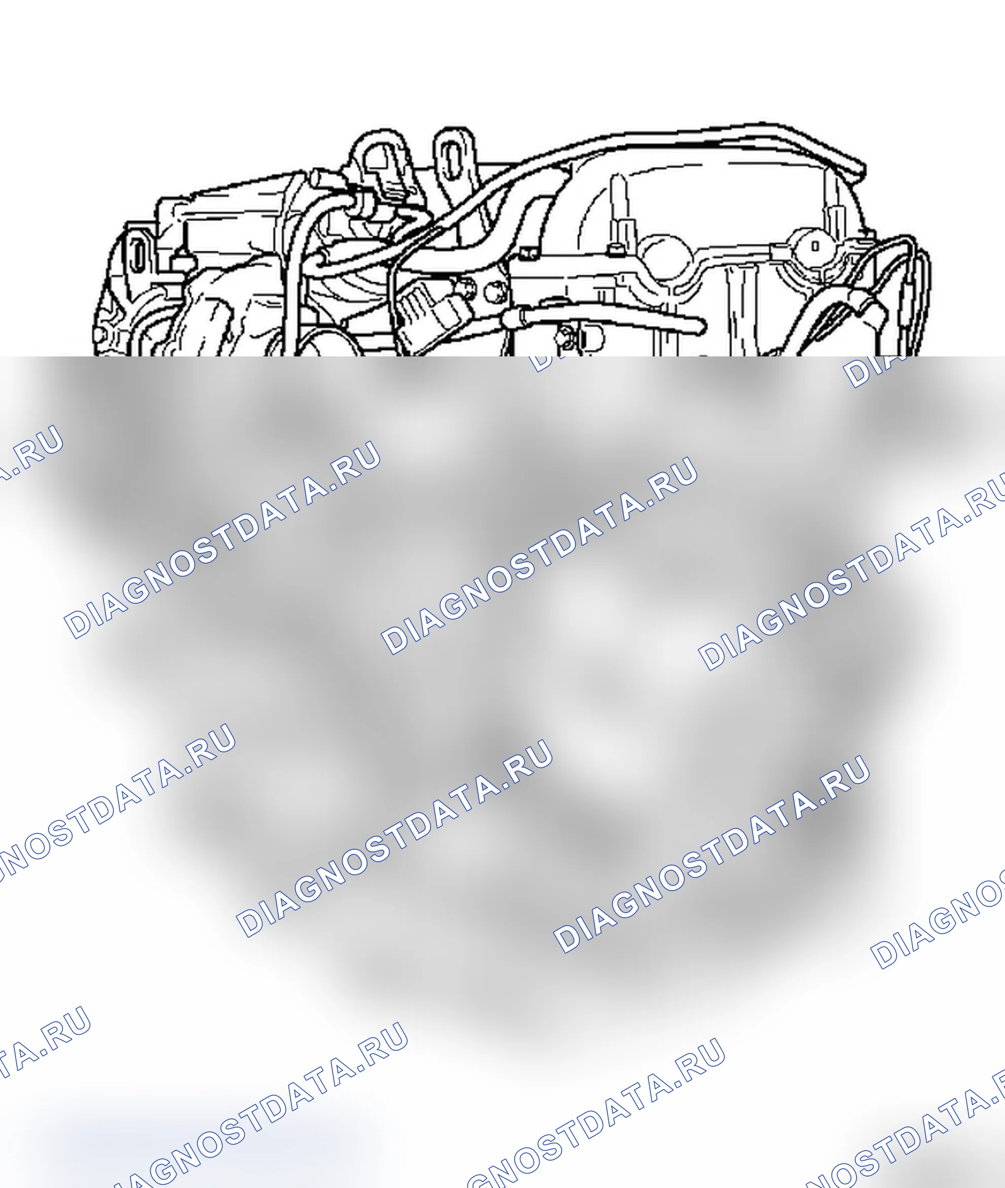 Вид двигателя Z 20 ET. Opel Vectra C
