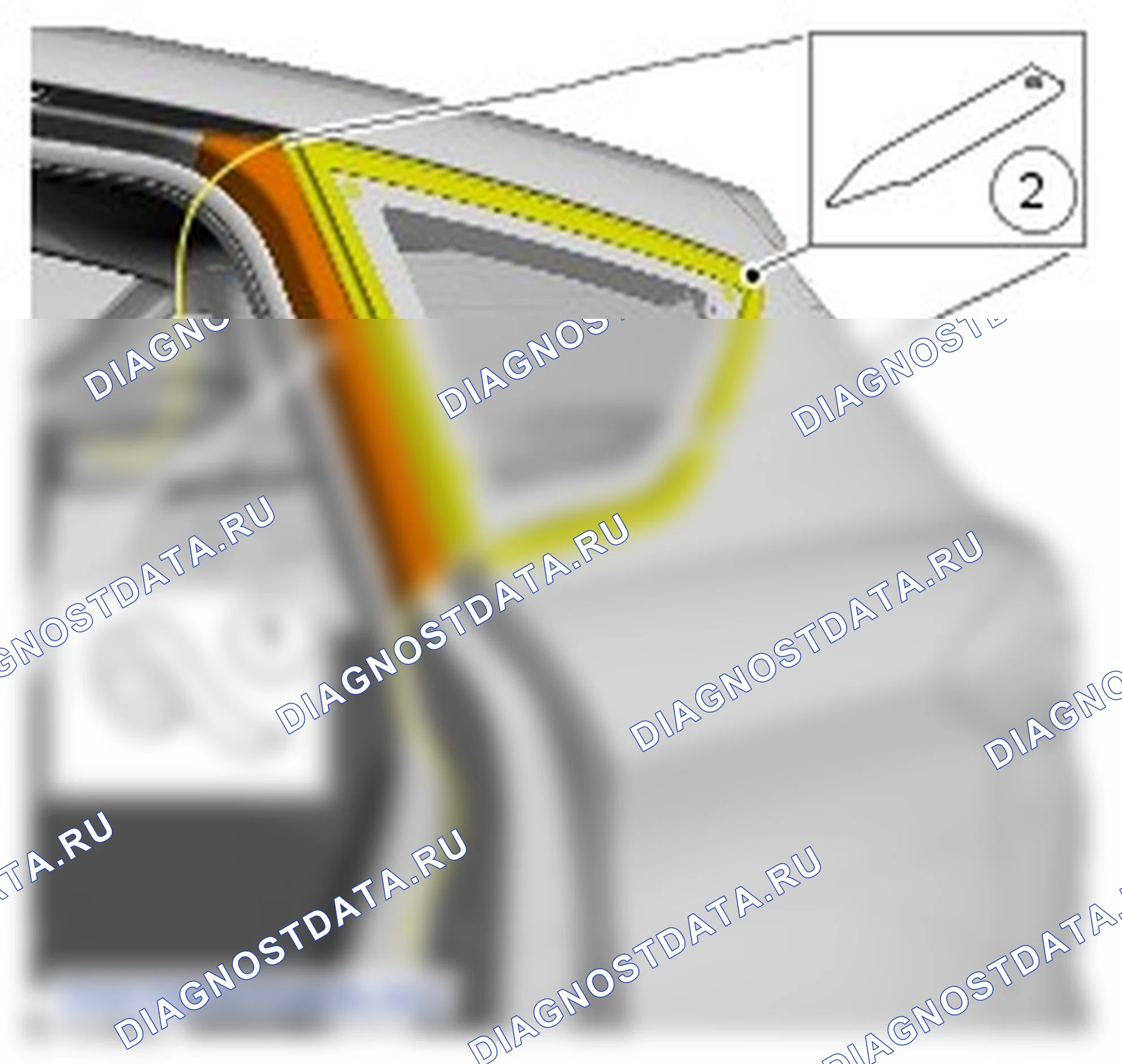 Как снять и установить стекло окна задней боковой части кузова. Ford Grand C-MAX II