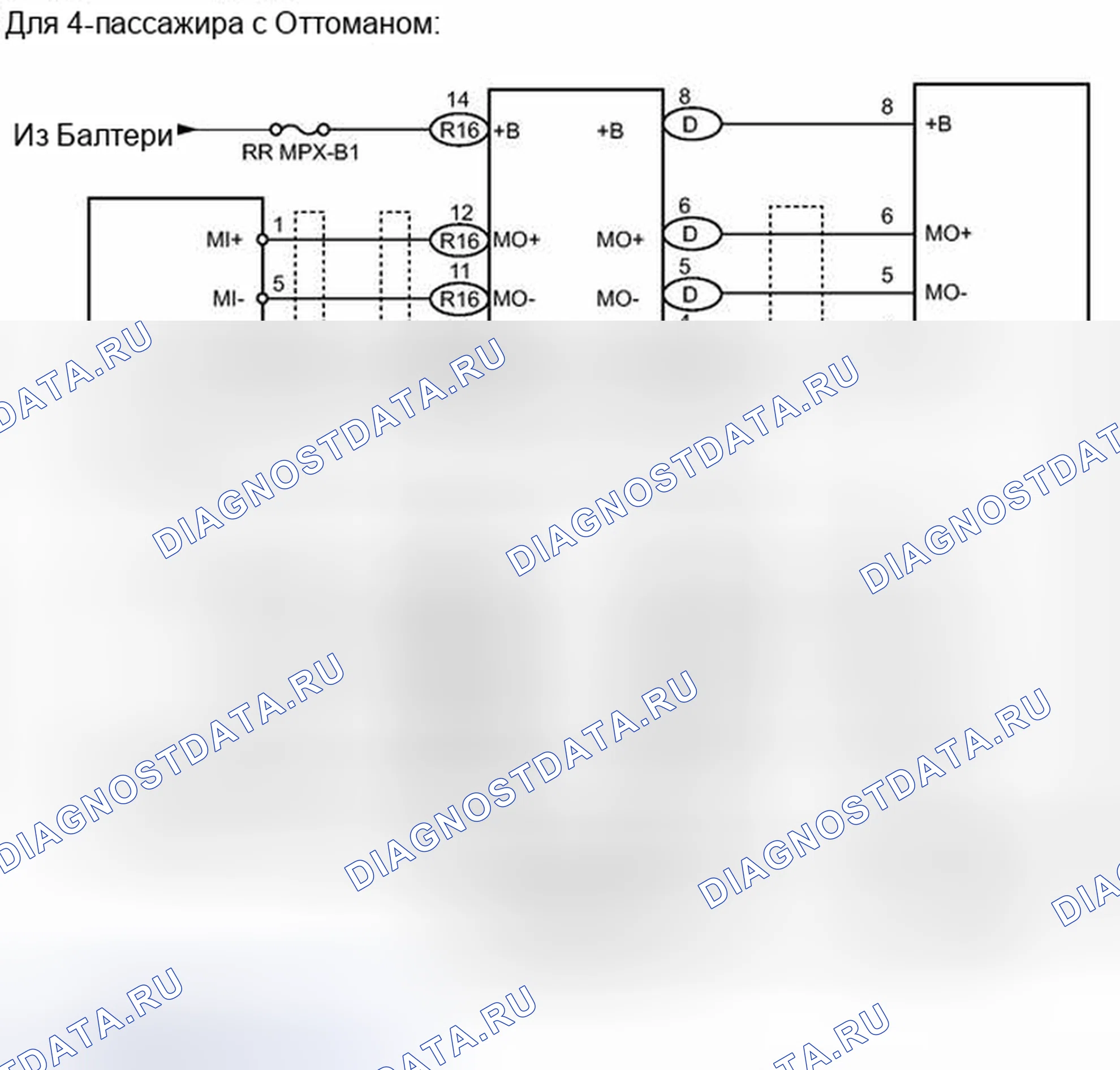 Рис. 281: электросхема. Honda Accord IV