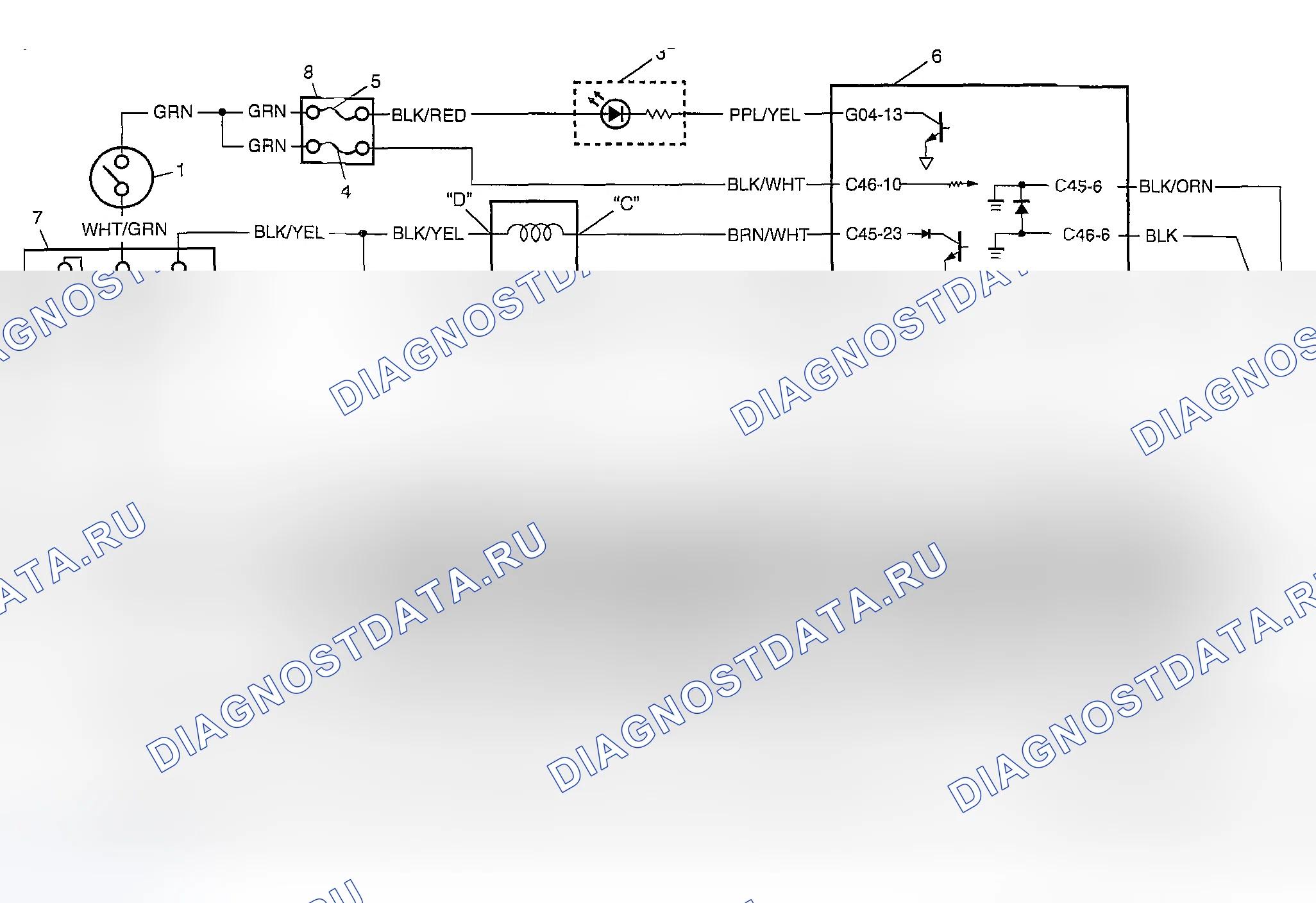 Рис. 40: электросхема. Suzuki Aerio I