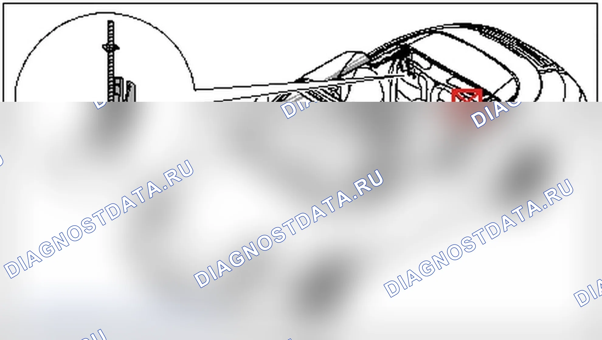 Рис. 201: Снятие двигателя закрылка. Porsche 911 GT3 997