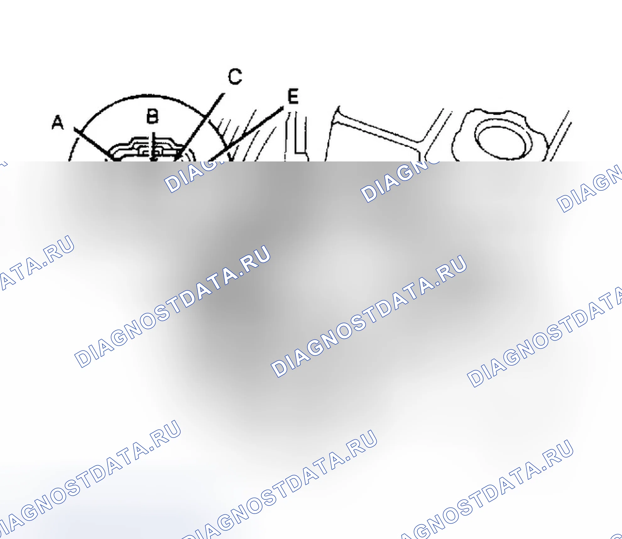 Рис. 10: ДАТЧИК ВМТ / ПРОВОРОТА (1,5л). Honda Civic IV