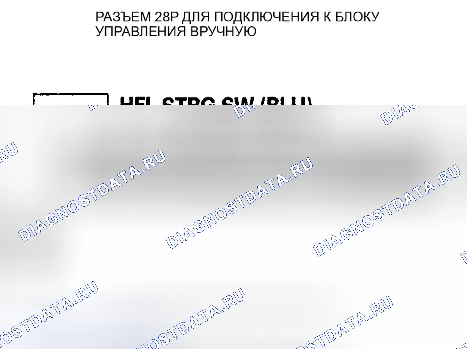 Рис. 248: Короткое замыкание B1780 расшифровка кода ошибки: переключатель ЛВЖ (кнопки HFL TALK/HFL BACK). Honda Civic VIII рестайлинг