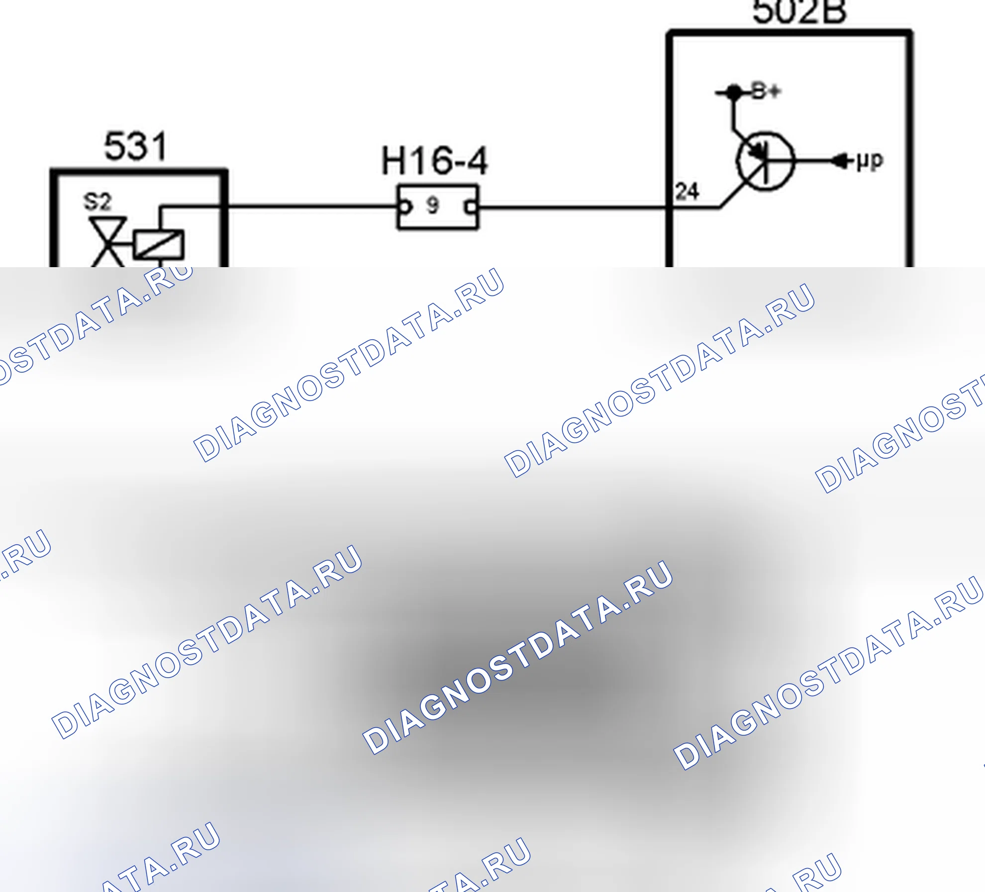 Рис. 211: P0753; соленоид S2. Размыкание / замыкание на массу. Замыкание на B +. Kia Picanto III