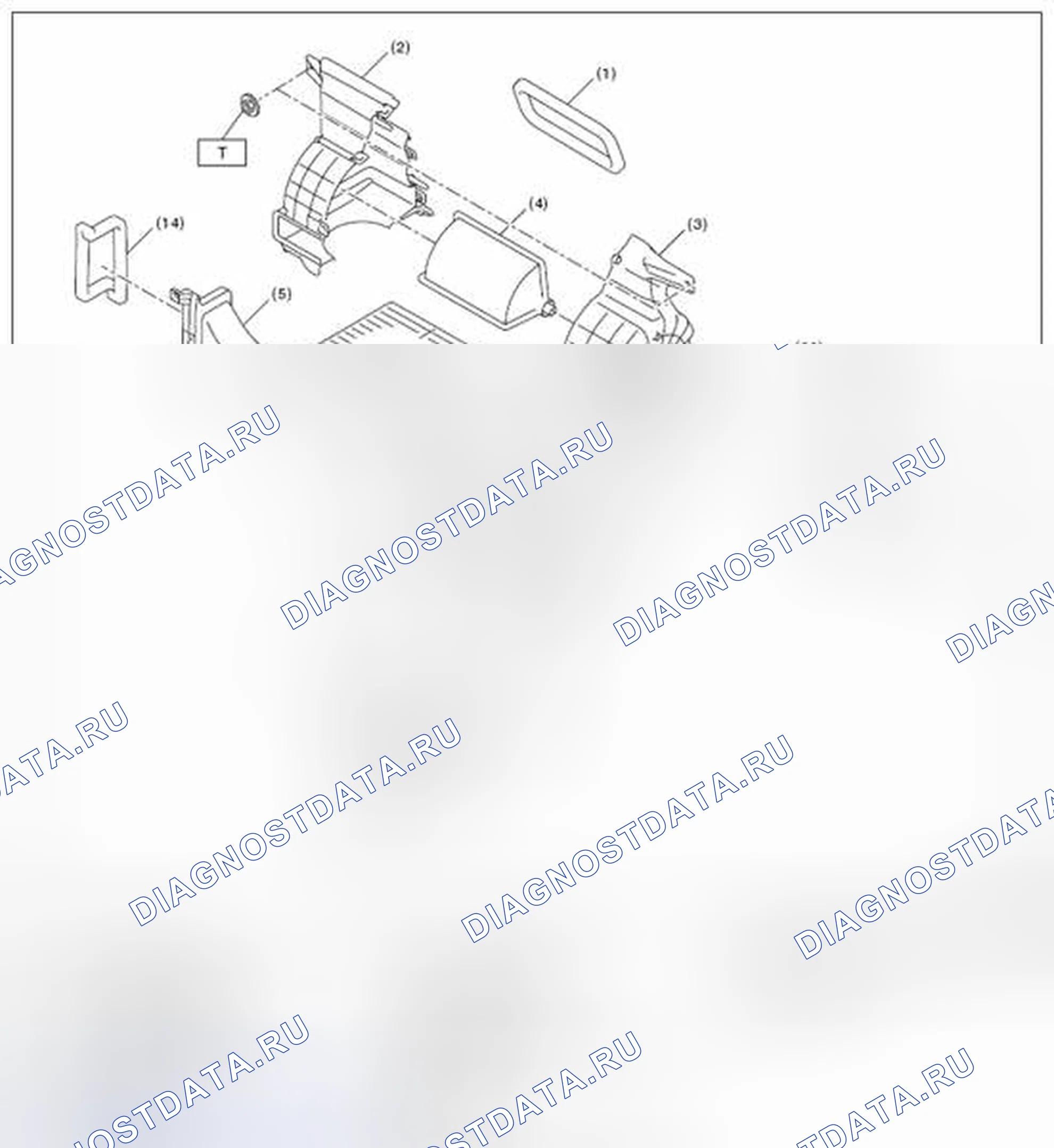 Рис. 8: БЛОК ДВИГАТЕЛЯ ВОЗДУХОДУВКИ. Subaru Forester SJ