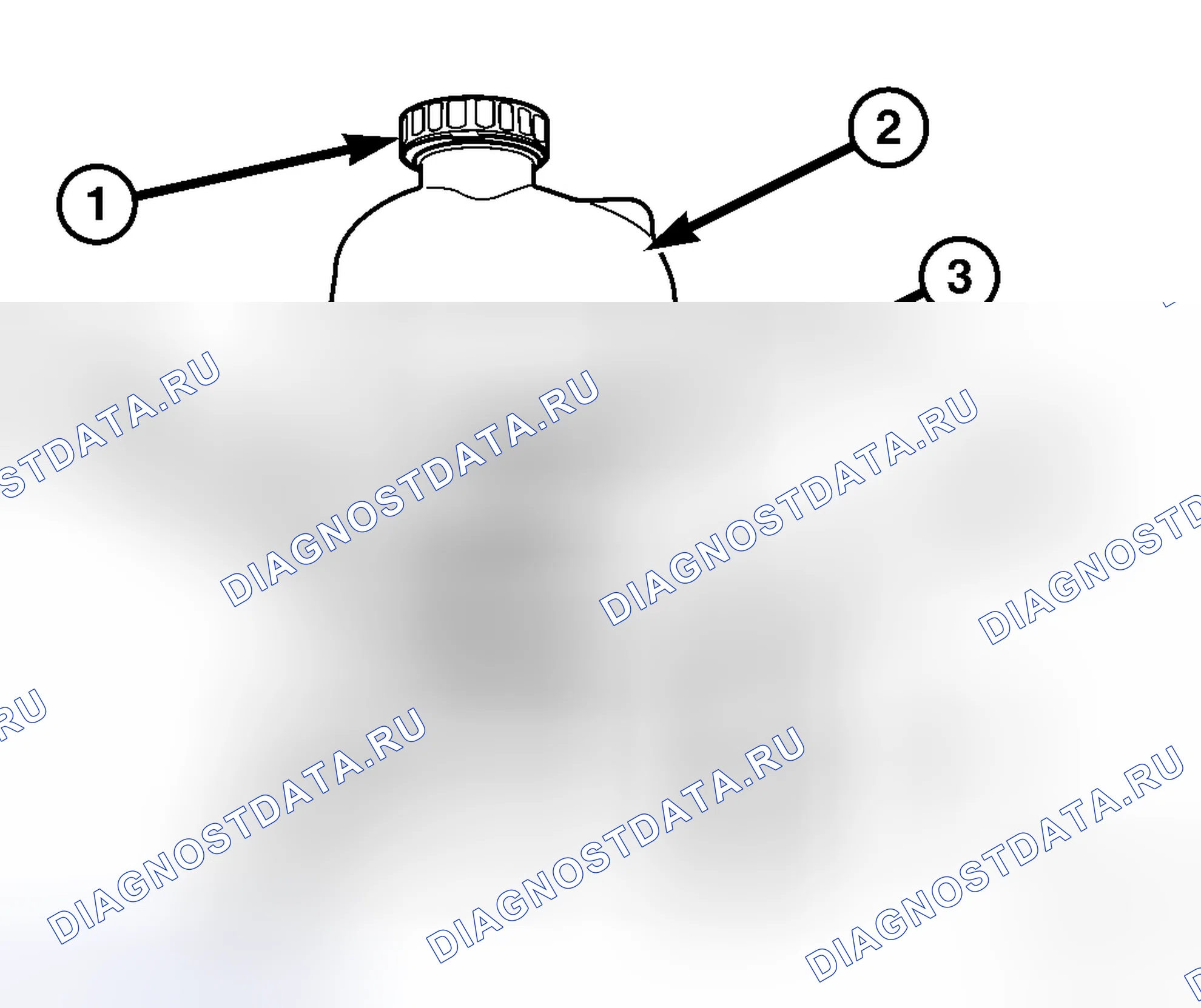 Рис. 6: РЕЗЕРВУАР ДЛЯ ЖИДКОСТИ. Dodge Cab & Chassis R3500 HD 