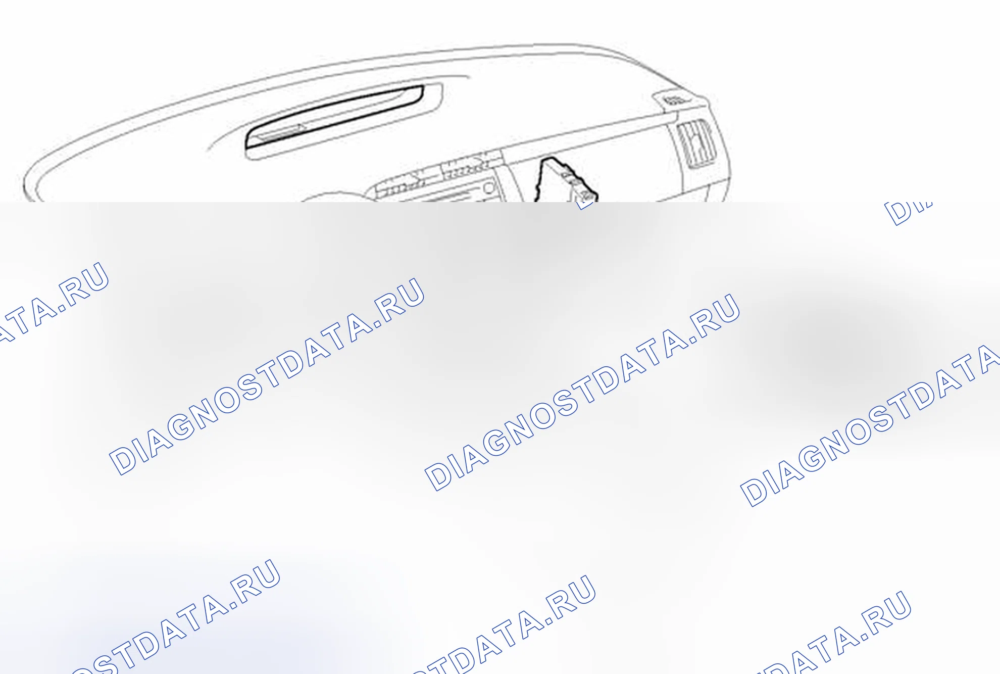 Рис. 433: ИЛЛЮСТРАЦИЯ. Toyota Prius PHV pre-III