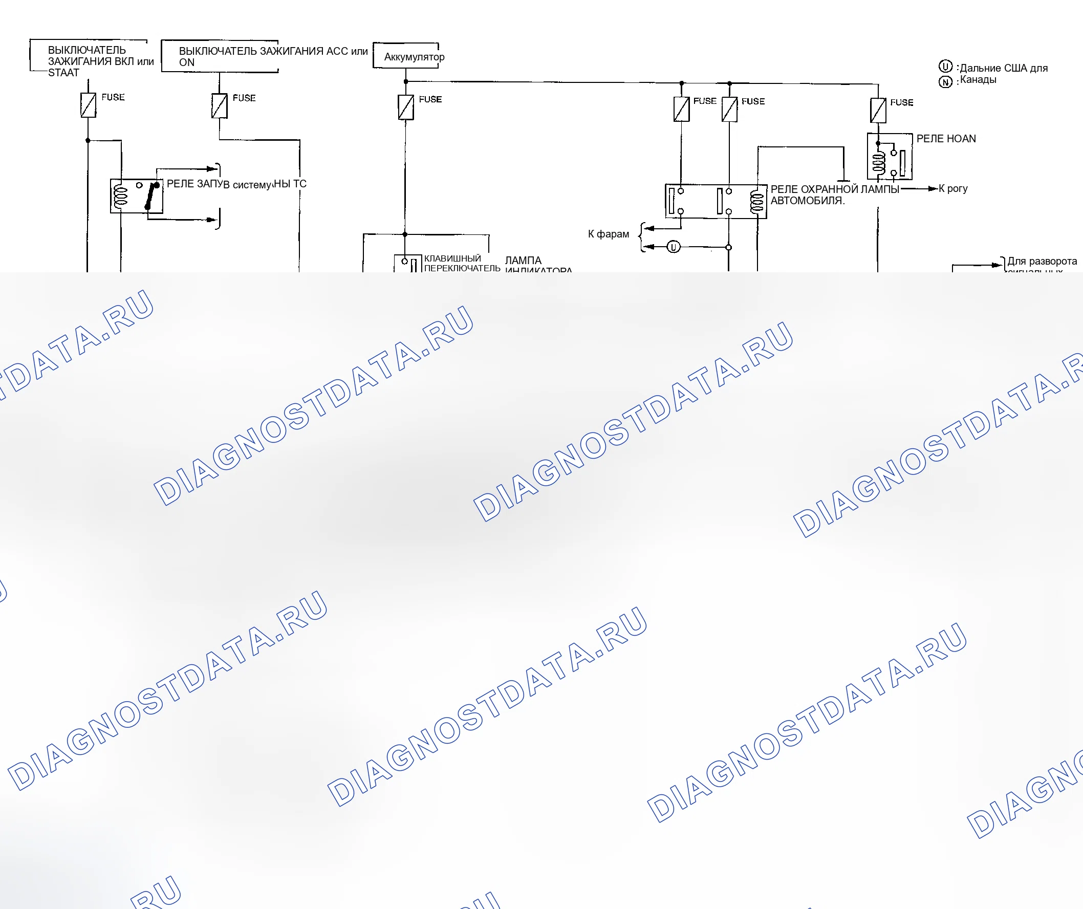 Рис. 138: Принципиальная схема. Honda Odyssey (North America) I