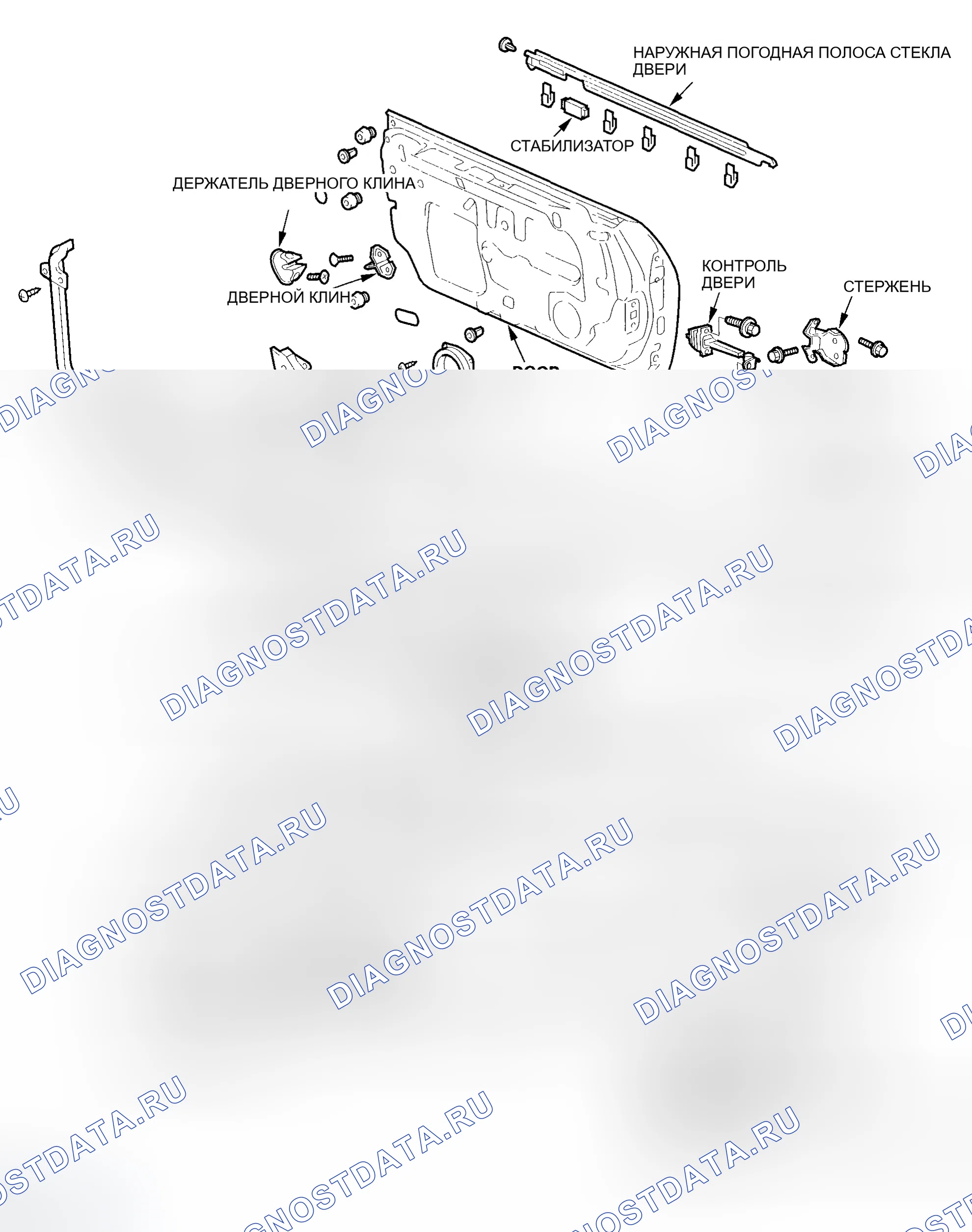 Рис. 2: Индекс расположения компонентов. Honda S2000 AP1