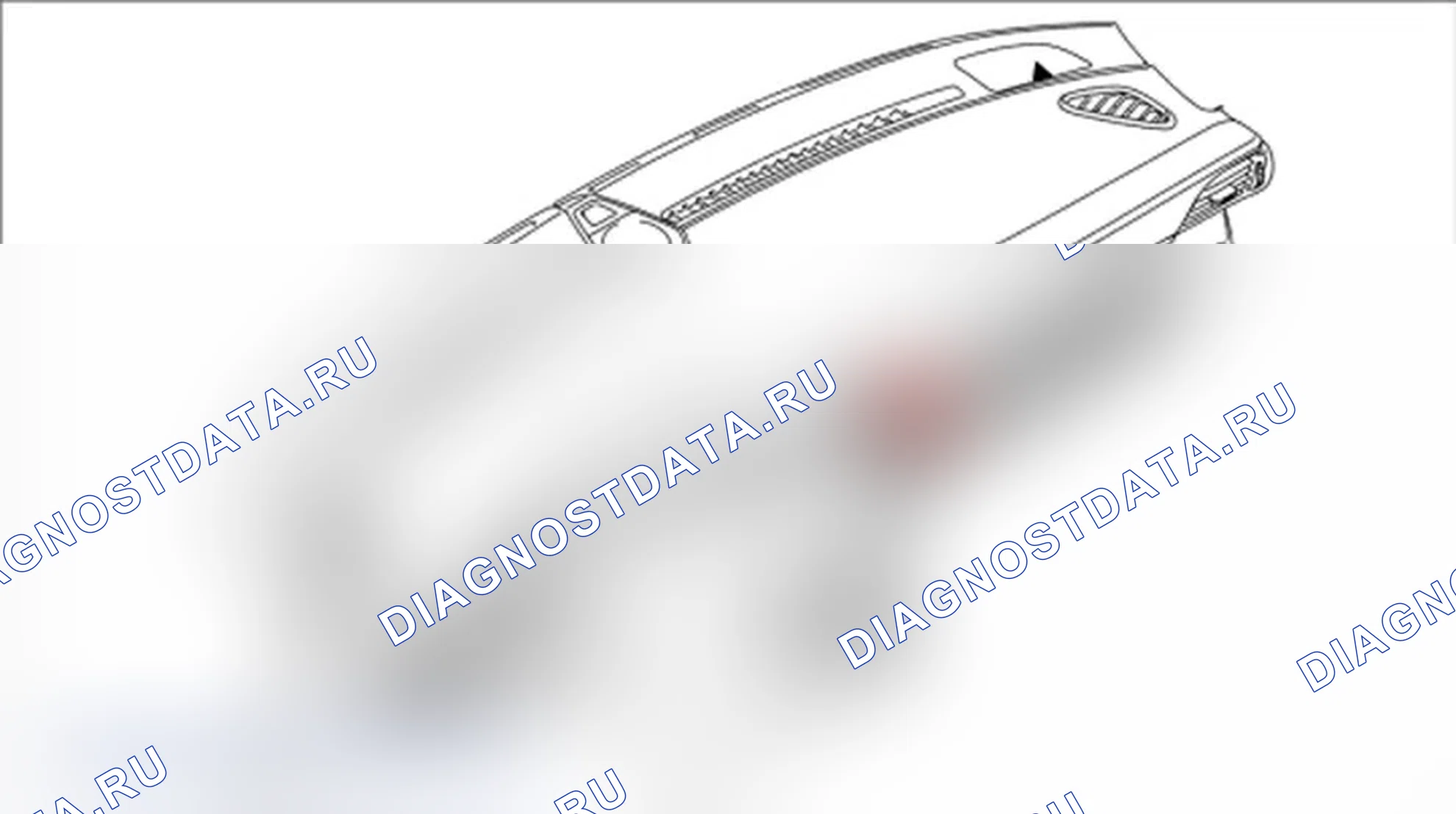 Рис. 117: Снятие контактного переключателя для освещения бардачка. Porsche 911 GT3 997