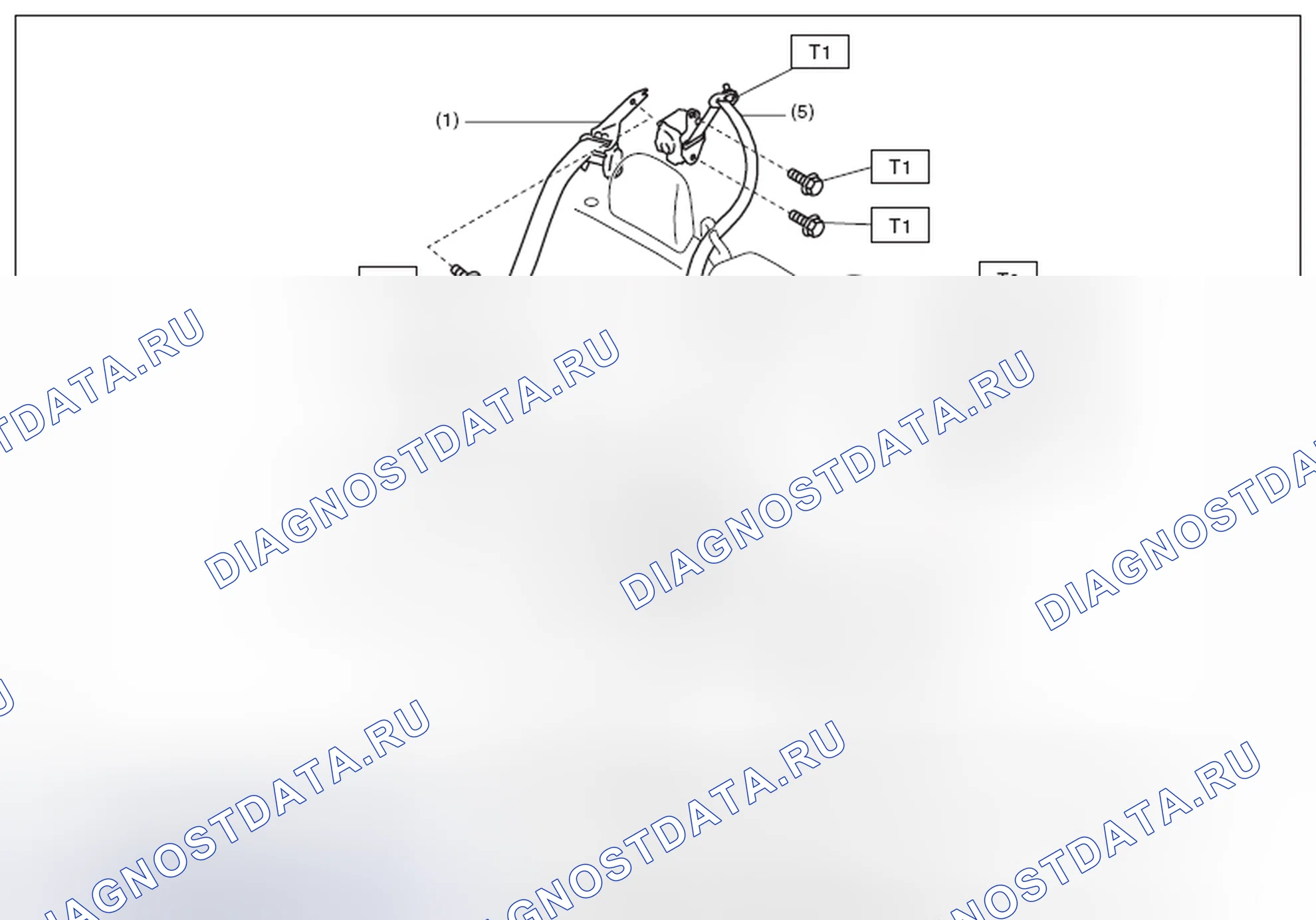 Рис. 9: ЗАДНИЙ РЕМЕНЬ БЕЗОПАСНОСТИ (МОДЕЛЬ С 5 ДВЕРЯМИ / МОДЕЛЬ XV). Subaru Impreza GK