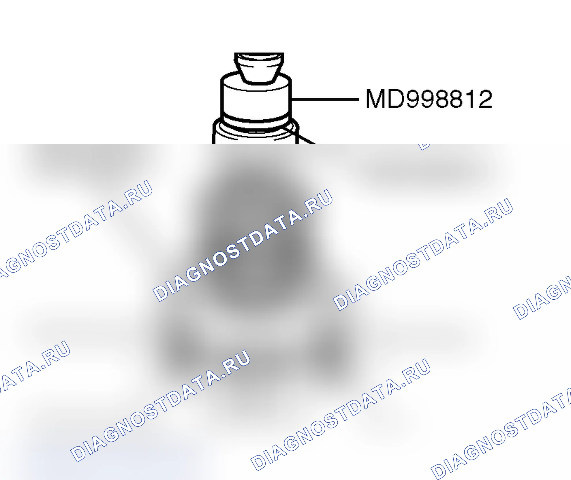 Рис. 540: >> K <<МОНТАЖ ШАРИКОПОДШИПНИКА. Mitsubishi Lancer Ralliart IX рестайлинг